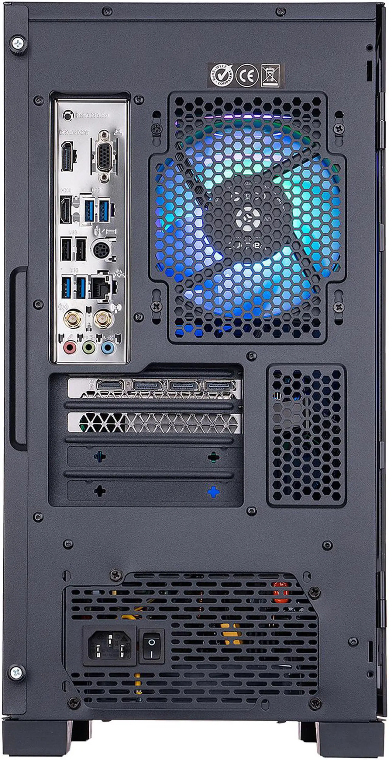 Alt view image 11 of 11 - ZOTAC Gaming MEK HERO G1 A5837 Gaming Desktop - Ryzen 7 5000 Series 5800X (3.80 GHz) NVIDIA GeForce RTX 3070 8 GB Dual-Channel 16 GB DDR4 1 TB HDD 1 TB PCIe NVMe SSD 240MM D-RGB Liquid Cooler Windows 10 Home 64-bit