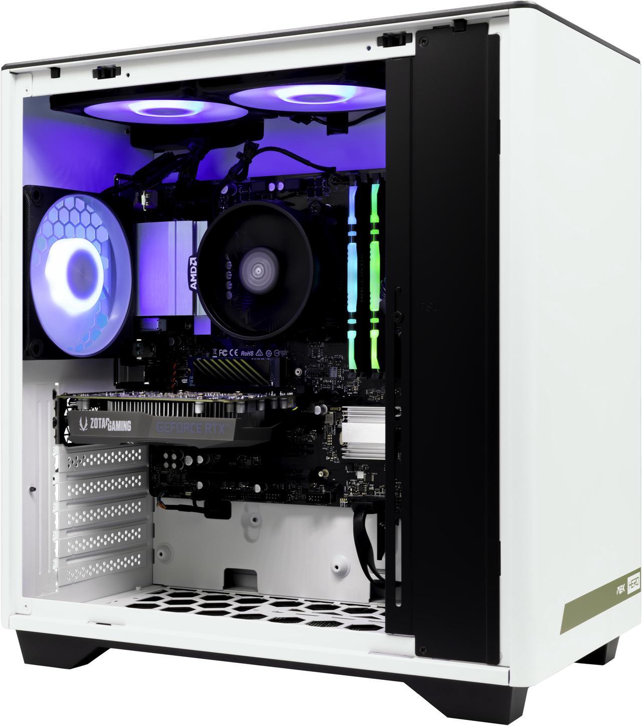 Main image of ZOTAC MEK AI Enhanced Gaming Desktop PC, AMD Ryzen 5 5500, Nvidia GeForce RTX 3050, 16GB DDR4 RGB, 500GB NVMe M.2 SSD, Windows 11 Home 64-bit, MEK3050A55000V6