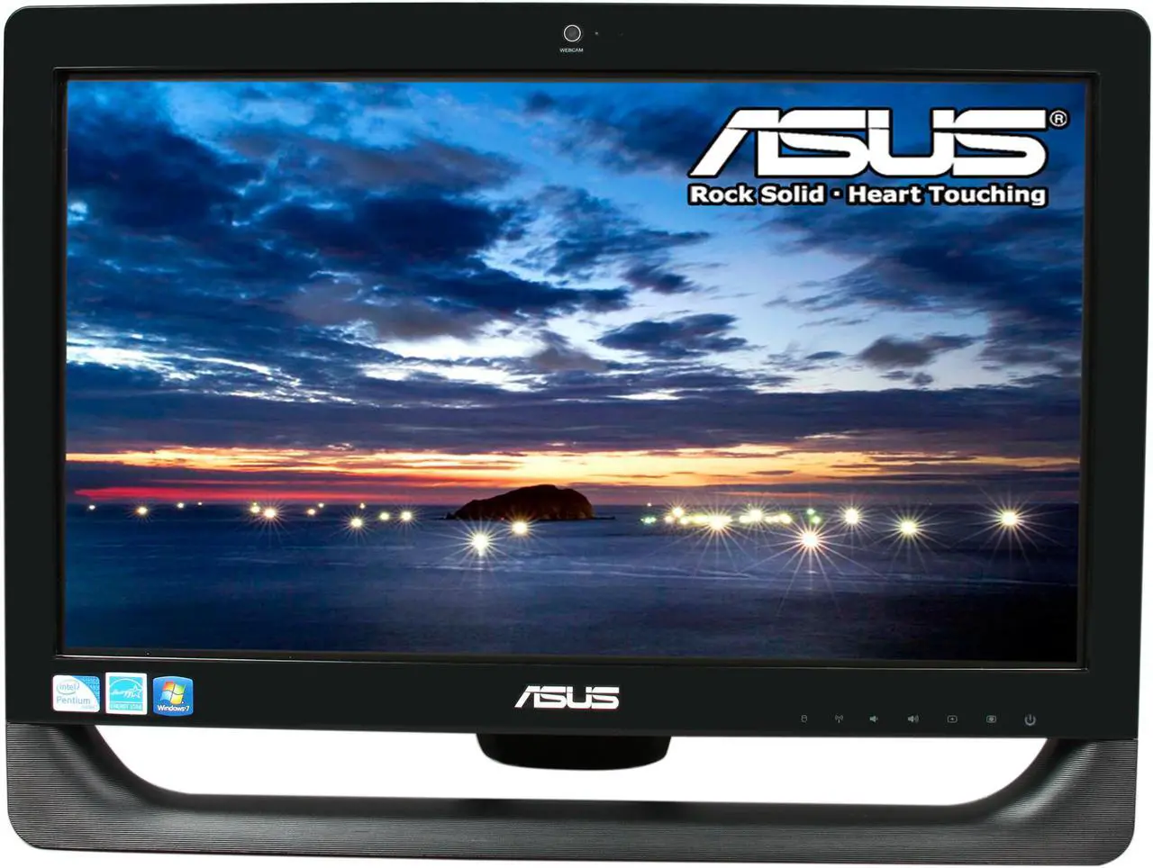 Alt view image 2 of 7 - ASUS All-in-One PC ET2011ET-B008G Intel Pentium E5800 4GB DDR3 500GB HDD 20.0" Touchscreen Windows 7 Professional 64-bit