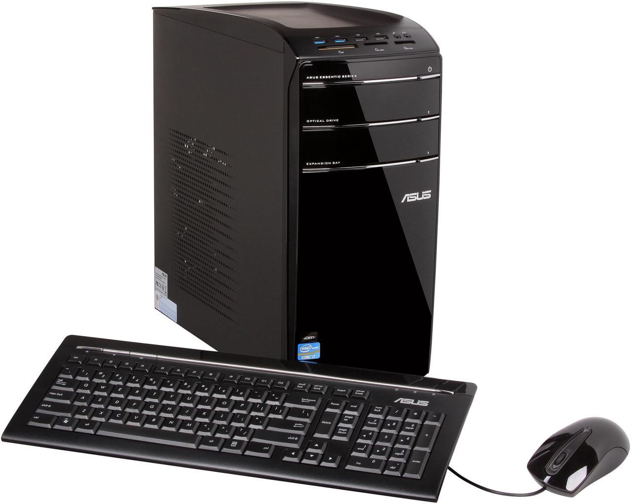 Main image of ASUS Desktop PC Essentio CM6870-US-3AD Intel Core i7-3770 16GB DDR3 2TB HDD NVIDIA GeForce GT 620 2GB Windows 7 Home Premium 64-Bit