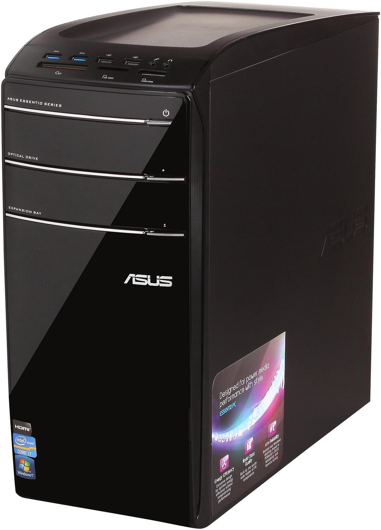 Alt view image 3 of 7 - ASUS Desktop PC Essentio CM6870-US-3AD Intel Core i7-3770 16GB DDR3 2TB HDD NVIDIA GeForce GT 620 2GB Windows 7 Home Premium 64-Bit