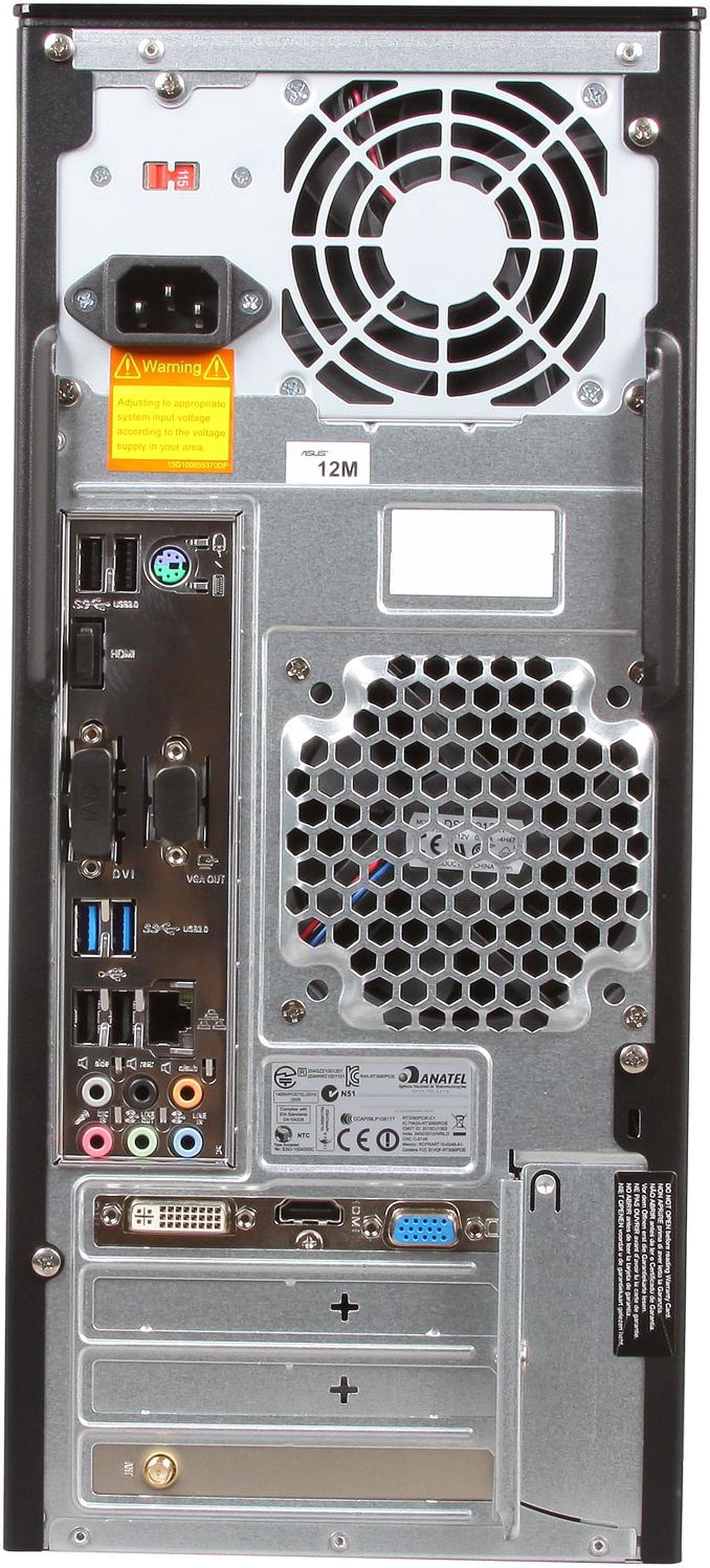 Alt view image 6 of 7 - ASUS Desktop PC Essentio CM6870-US-3AD Intel Core i7-3770 16GB DDR3 2TB HDD NVIDIA GeForce GT 620 2GB Windows 7 Home Premium 64-Bit