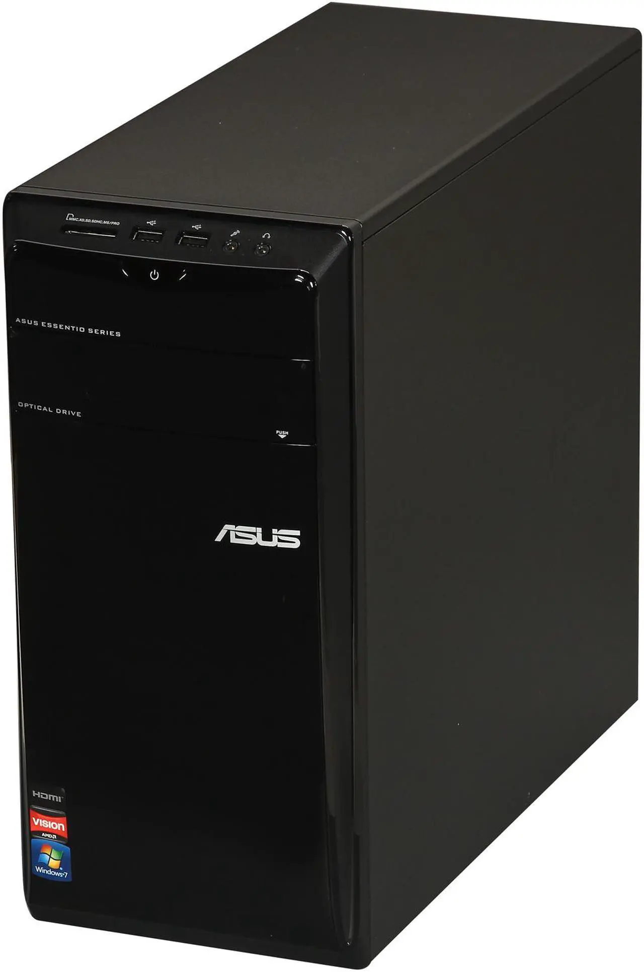 Alt view image 3 of 6 - ASUS Desktop PC Essentio CM1730-03 AMD Athlon II X2 220 4GB DDR3 1TB HDD ATI Radeon 3000 IGP Windows 7 Home Premium 64-Bit
