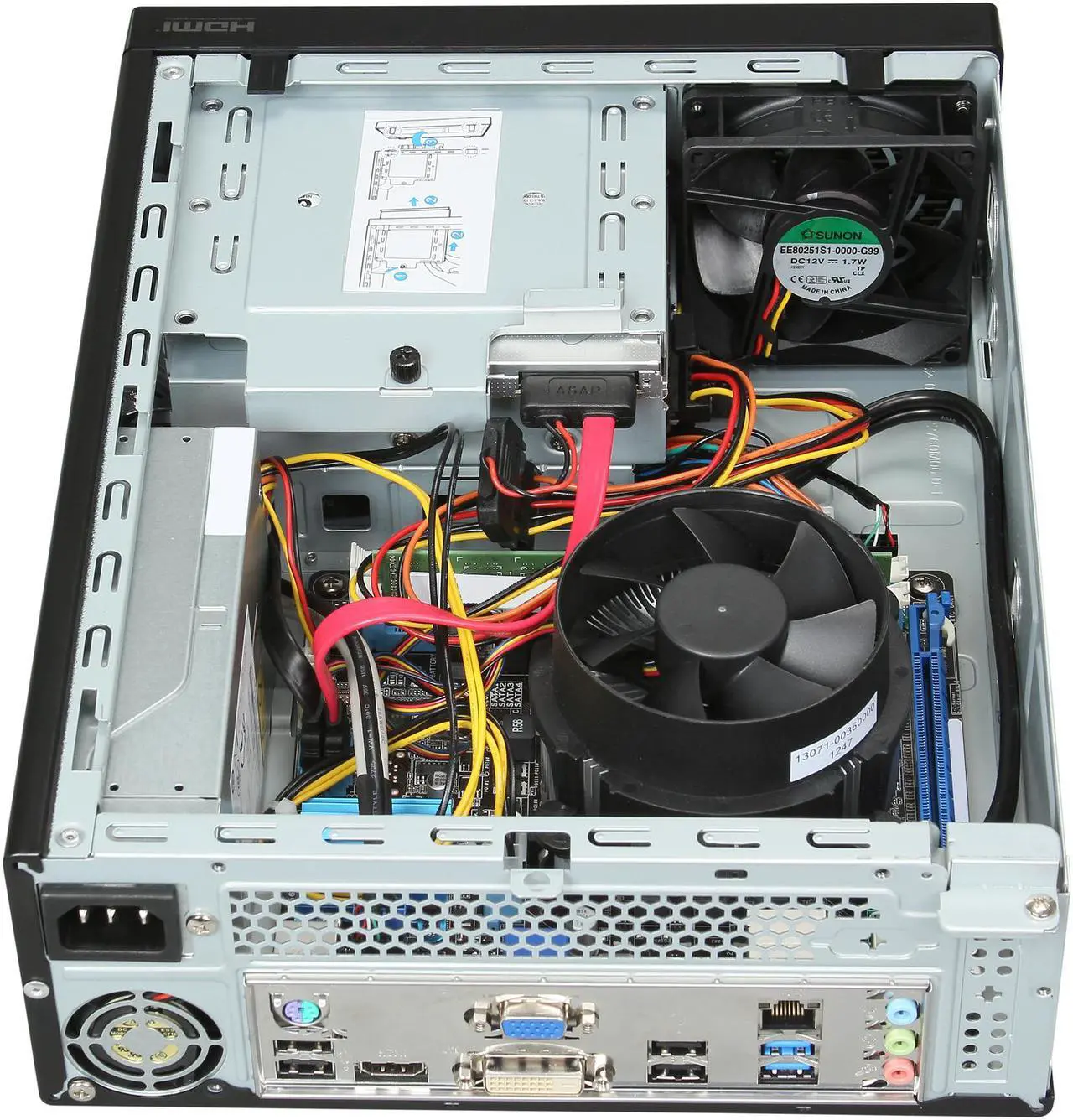 Alt view image 6 of 9 - ASUS BT6130-I33220066B Desktop PC Intel Core i3 3220(3.30GHz) 4GB DDR3 500GB HDD Capacity Intel HD Graphics 4000 Windows 7 Professional 64-Bit (with Windows 8 Pro upgrade disc)