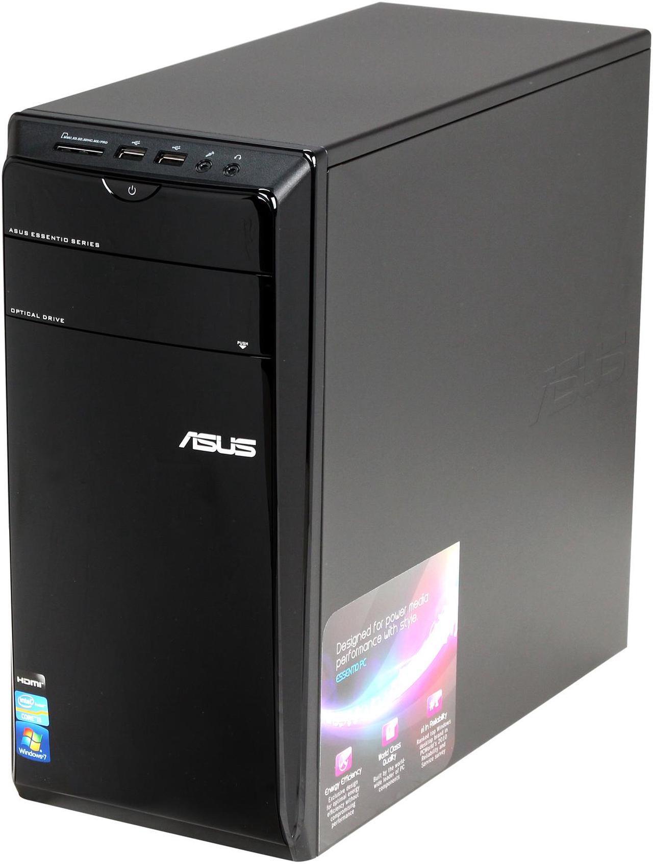 Alt view image 3 of 7 - ASUS Desktop PC CM6730-US003Q Intel Core i3-3220T 4GB DDR3 1TB HDD Intel HD Graphics 2500 Windows 7 Professional 64-Bit