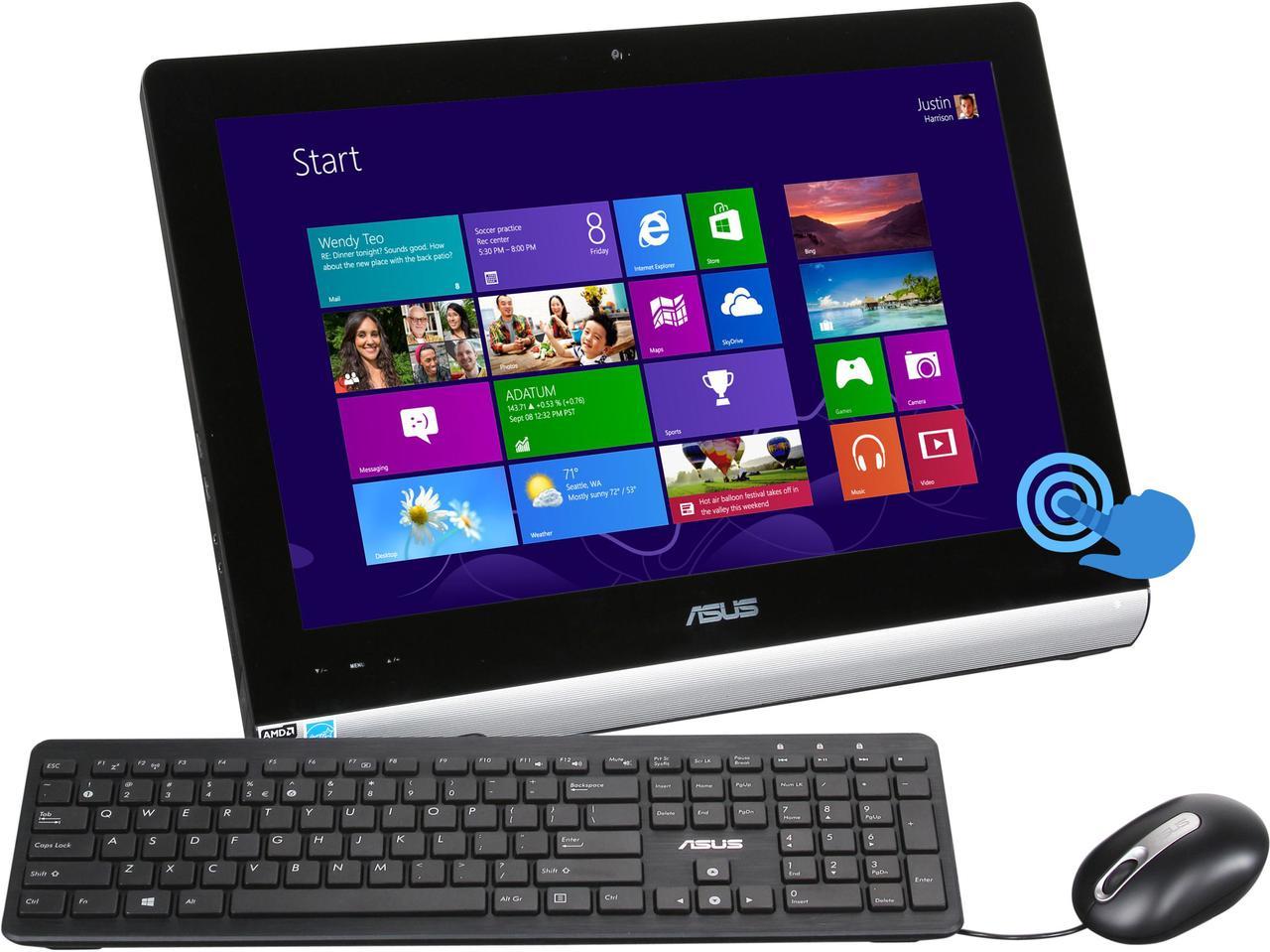 ASUS All-in-One PC ET2221-01 AMD A8-5550M 4GB DDR3 1TB HDD AMD Radeon HD 8550G Windows 8 64-Bit