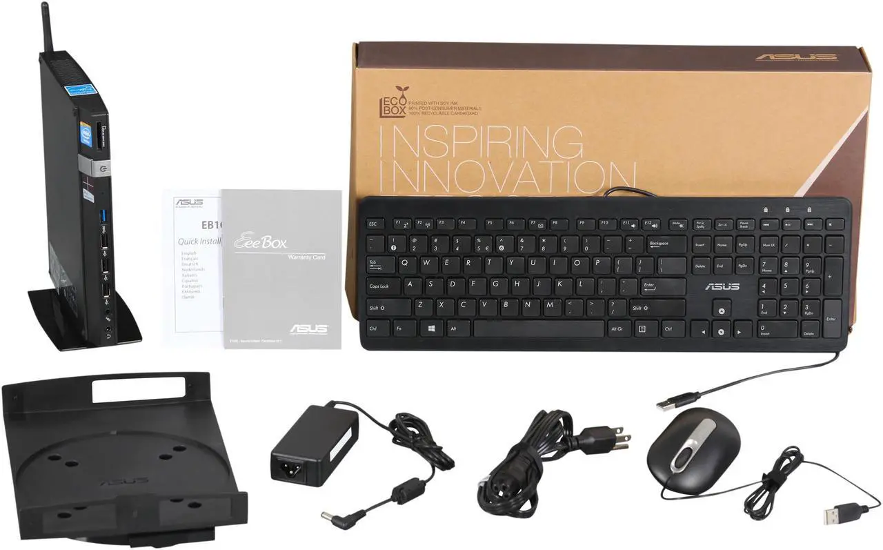 Alt view image 6 of 6 - ASUS Desktop PC Eee Box EB1036-B0244 Intel Celeron J1900 2GB DDR3 320GB HDD Intel HD Graphics Windows 8.1 Pro 64-Bit