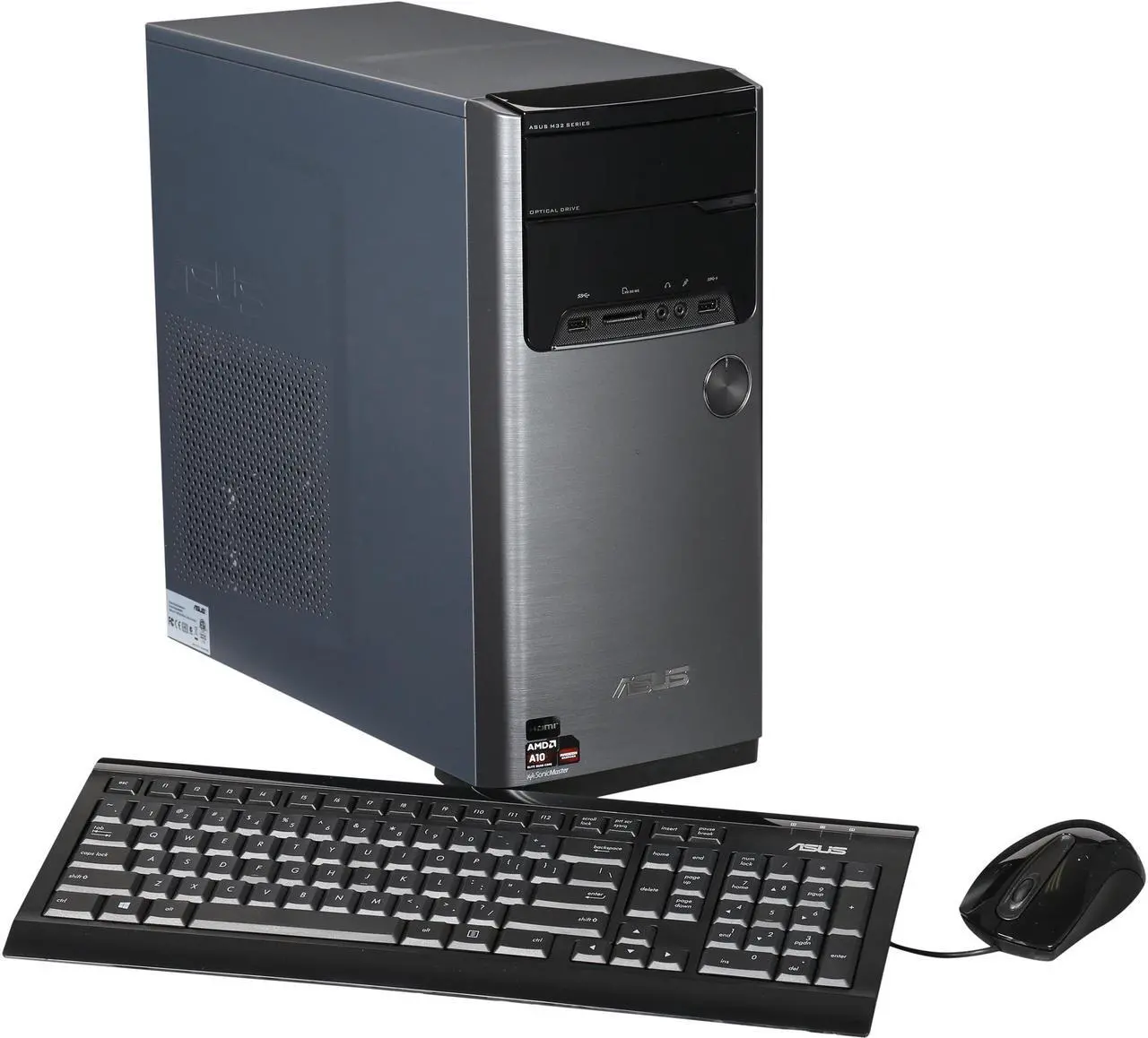 Main image of ASUS Desktop PC M32BF-US011S A10-Series APU A10-7800 (3.50 GHz) 16 GB DDR3 3 TB HDD AMD Radeon R7 Windows 8.1 64-Bit