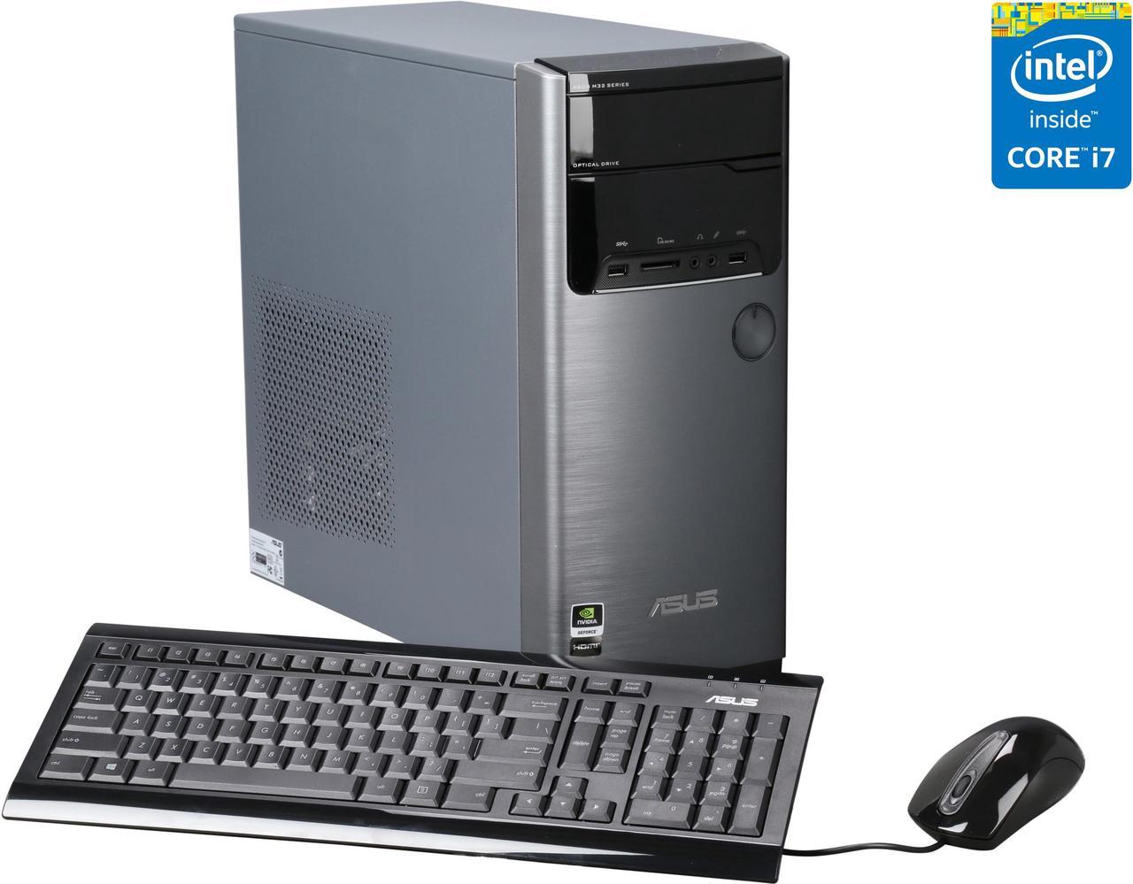 ASUS Desktop PC M32AD-US032S Intel Core i7-4790 16GB DDR3 2TB HDD NVIDIA GeForce GT 740 4 GB Windows 8.1 64-Bit