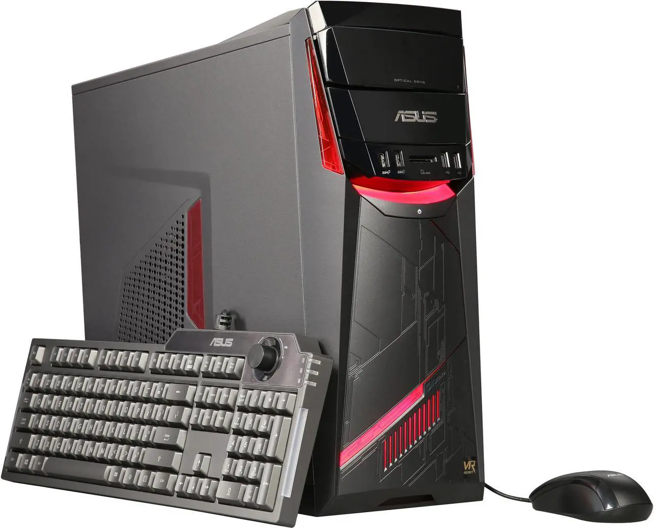 ASUS G11DF-DBR5-GTX1060 ATX Gaming Desktop Computer, AMD RYZEN 5 1400 3 ...