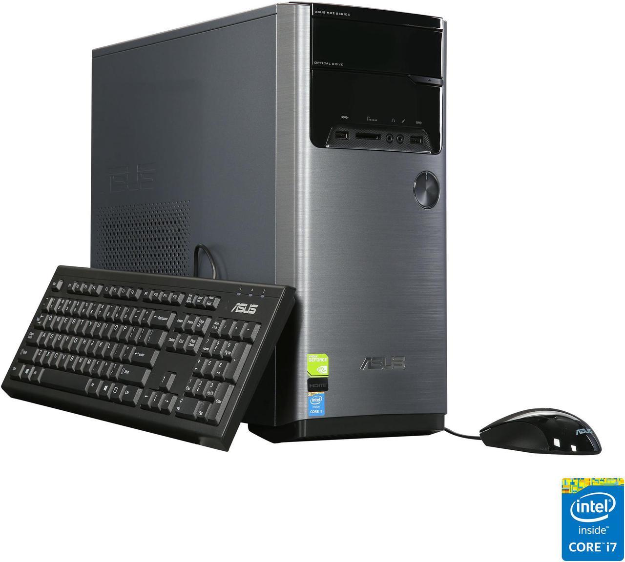 ASUS Desktop PC M32AD-US032S Intel Core i7-4790 16GB DDR3 2TB HDD NVIDIA GeForce GT 740 4 GB GDDR3 Windows 8.1 64-Bit