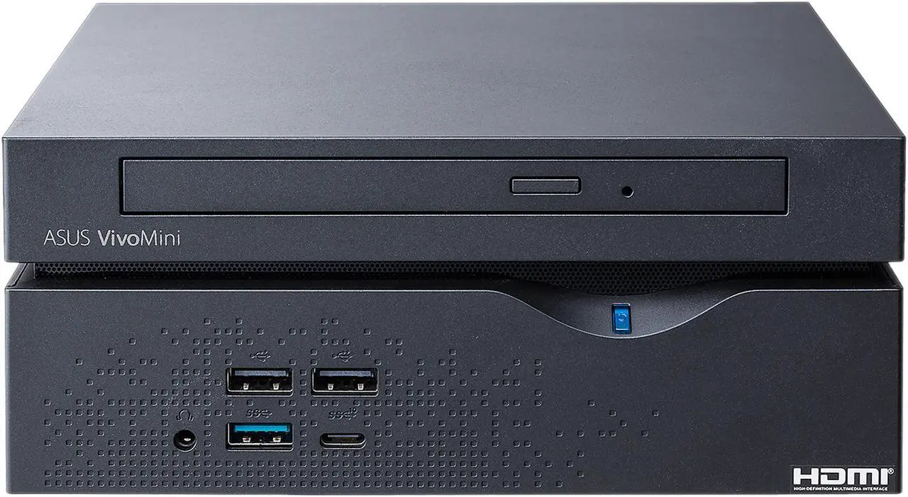 Alt view image 2 of 6 - ASUS Desktop PC VivoMini VC66-B007Z Intel Core i5-7400 8GB DDR4 512GB SSD Intel HD Graphics 630 Windows 10 Pro 64-Bit