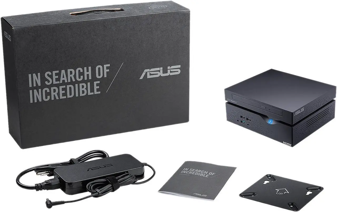 Alt view image 6 of 6 - ASUS Desktop PC VivoMini VC66-B007Z Intel Core i5-7400 8GB DDR4 512GB SSD Intel HD Graphics 630 Windows 10 Pro 64-Bit