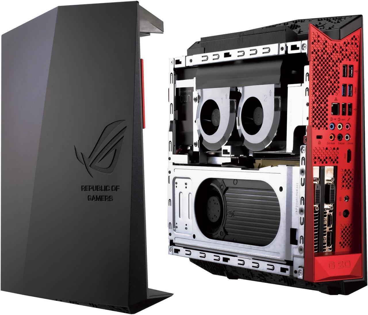 Alt view image 6 of 6 - ASUS Desktop PC ROG G20 G20CB-DH71-GTX1070 Intel Core i7-6700 16GB DDR4 1TB HDD GeForce GTX 1070 Windows 10 Home 64-Bit