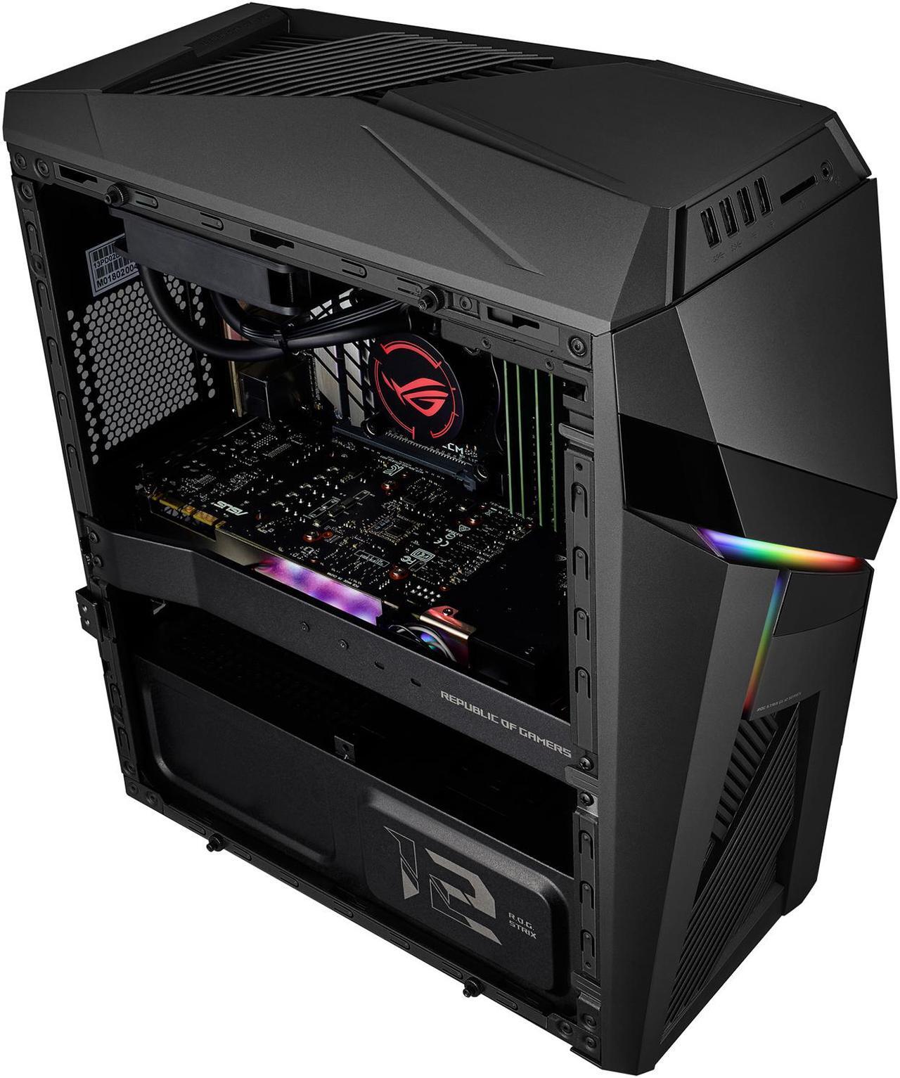 Alt view image 8 of 11 - ASUS Desktop Computer G Series GL12CM-DS761 Intel Core i7-8700K 8GB DDR4 1TB HDD 256GB SSD GeForce GTX 1060 Windows 10 Home 64-Bit