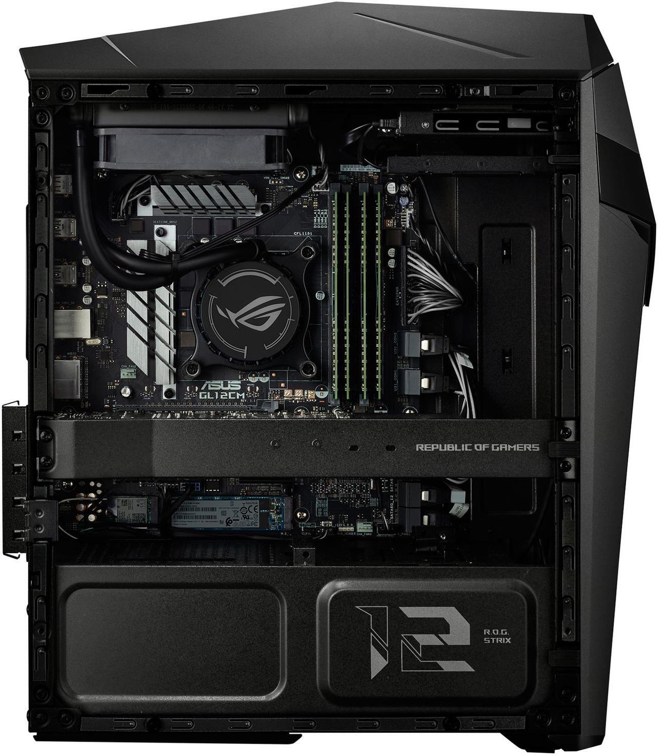 Alt view image 10 of 11 - ASUS Desktop Computer G Series GL12CM-DS761 Intel Core i7-8700K 8GB DDR4 1TB HDD 256GB SSD GeForce GTX 1060 Windows 10 Home 64-Bit