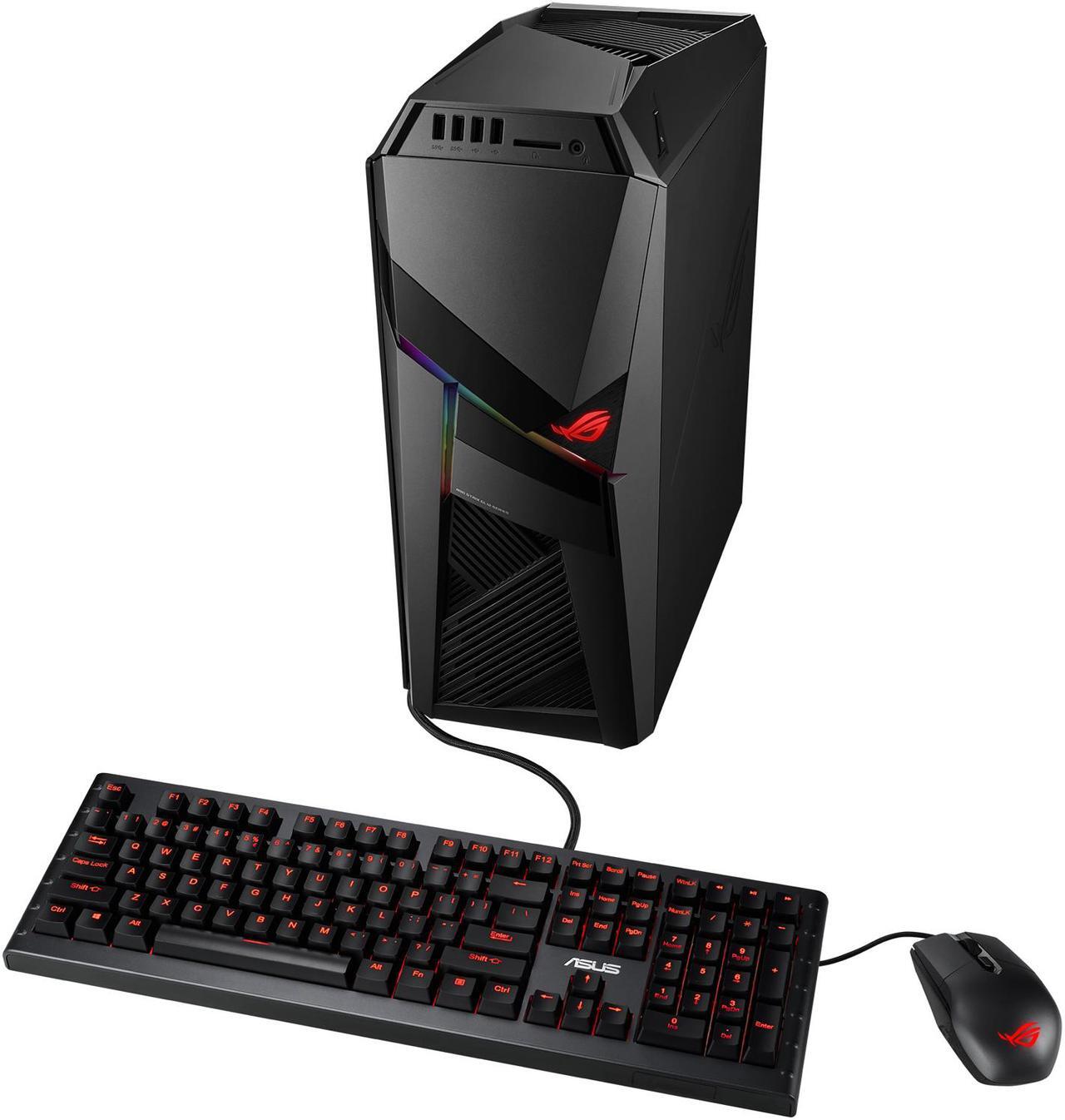 Alt view image 3 of 11 - ASUS Desktop Computer G Series GL12CM-DS761 Intel Core i7-8700K 8GB DDR4 1TB HDD 256GB SSD GeForce GTX 1060 Windows 10 Home 64-Bit