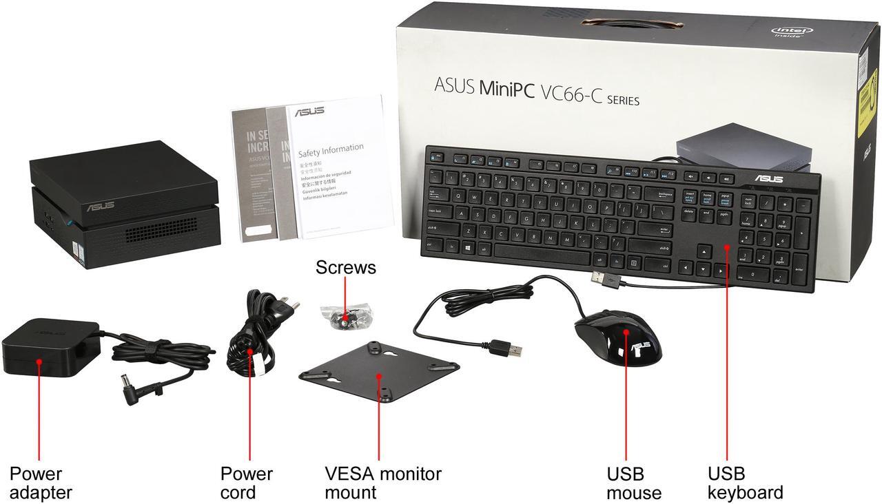 Alt view image 7 of 6 - ASUS Desktop Computer VC66-CB5018ZN Intel Core i5-8400 8GB DDR4 1TB HDD Intel UHD Graphics 630 Windows 10 Home 64-Bit