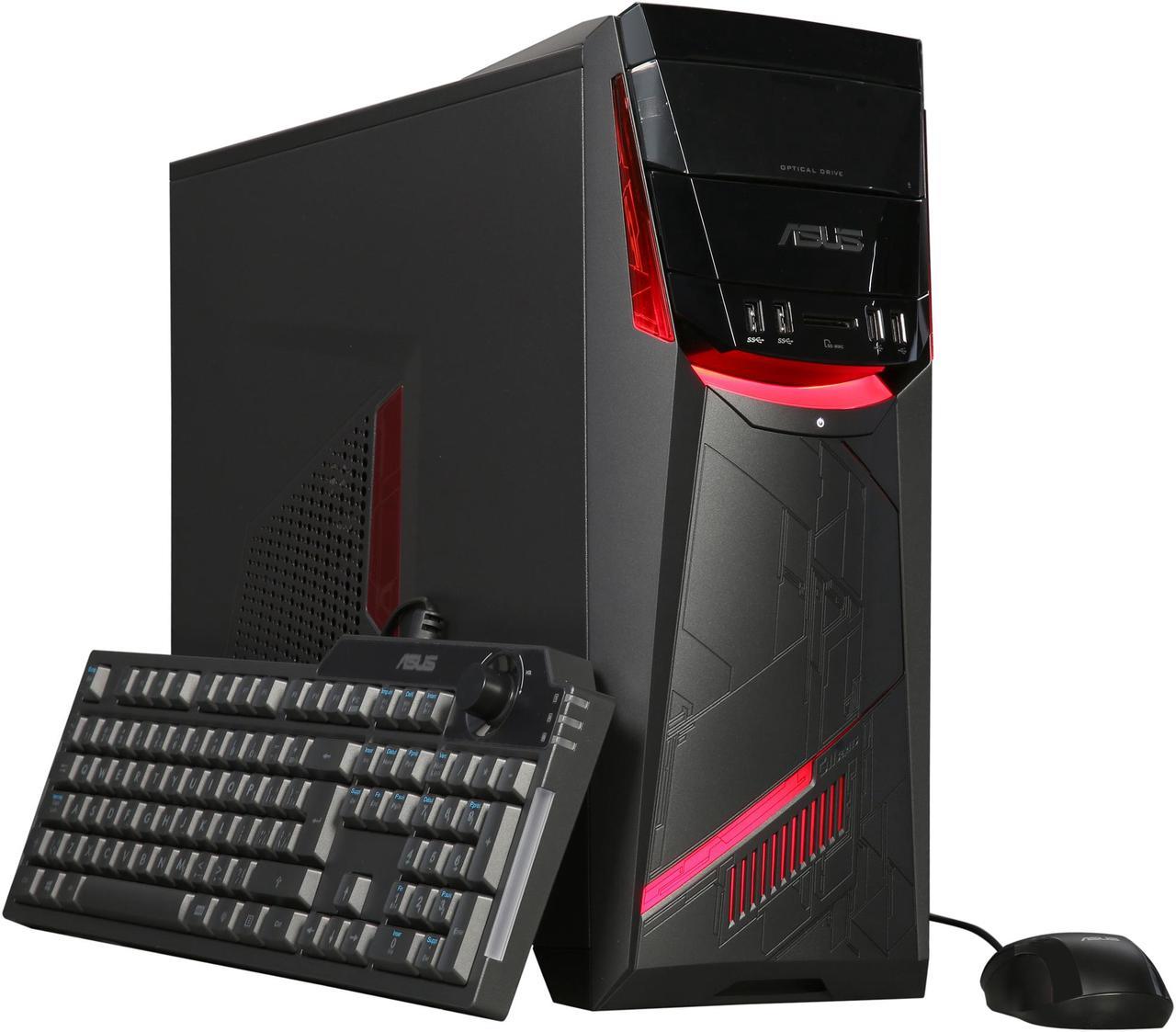 ASUS G11CD Gaming Desktop, Intel Core i5 7400 NVIDIA GeForce GTX 1050 12 GB DDR4 RAM 1 TB HDD Customizable RGB Lighting Mid Tower Windows 10 G11CD-BS51-GTX1050-CB English/French Bilingual