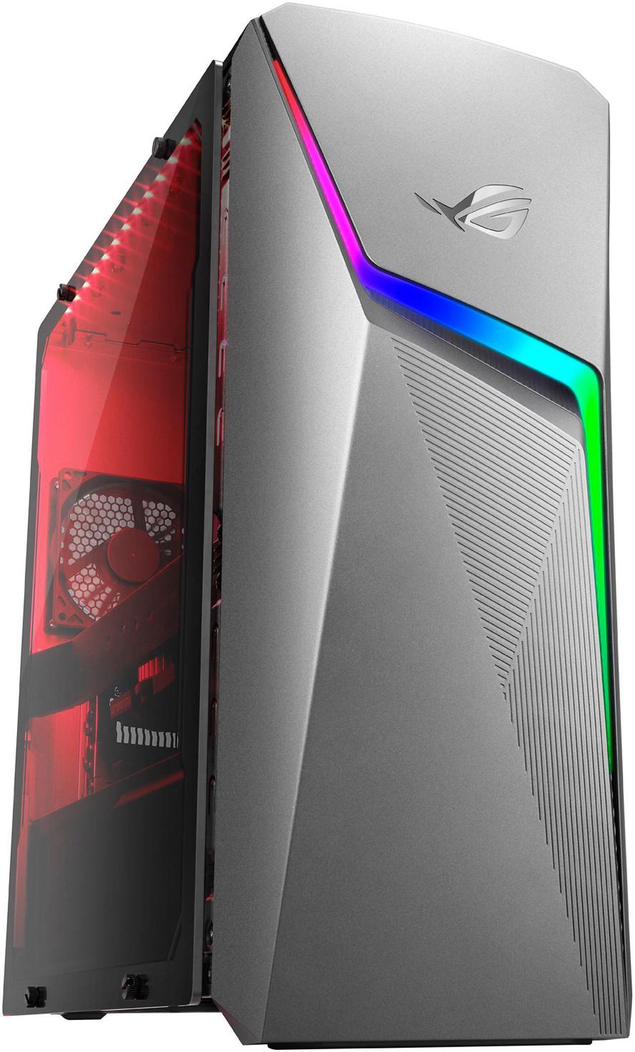 Alt view image 2 of 10 - ROG Strix GL10DH Gaming Desktop PC, AMD Ryzen 5 3400G, GeForce GTX 1650, 8 GB DDR4 RAM, 512 GB PCIe SSD, Wi-Fi 5, Windows 10 Home, GL10DH-PH552