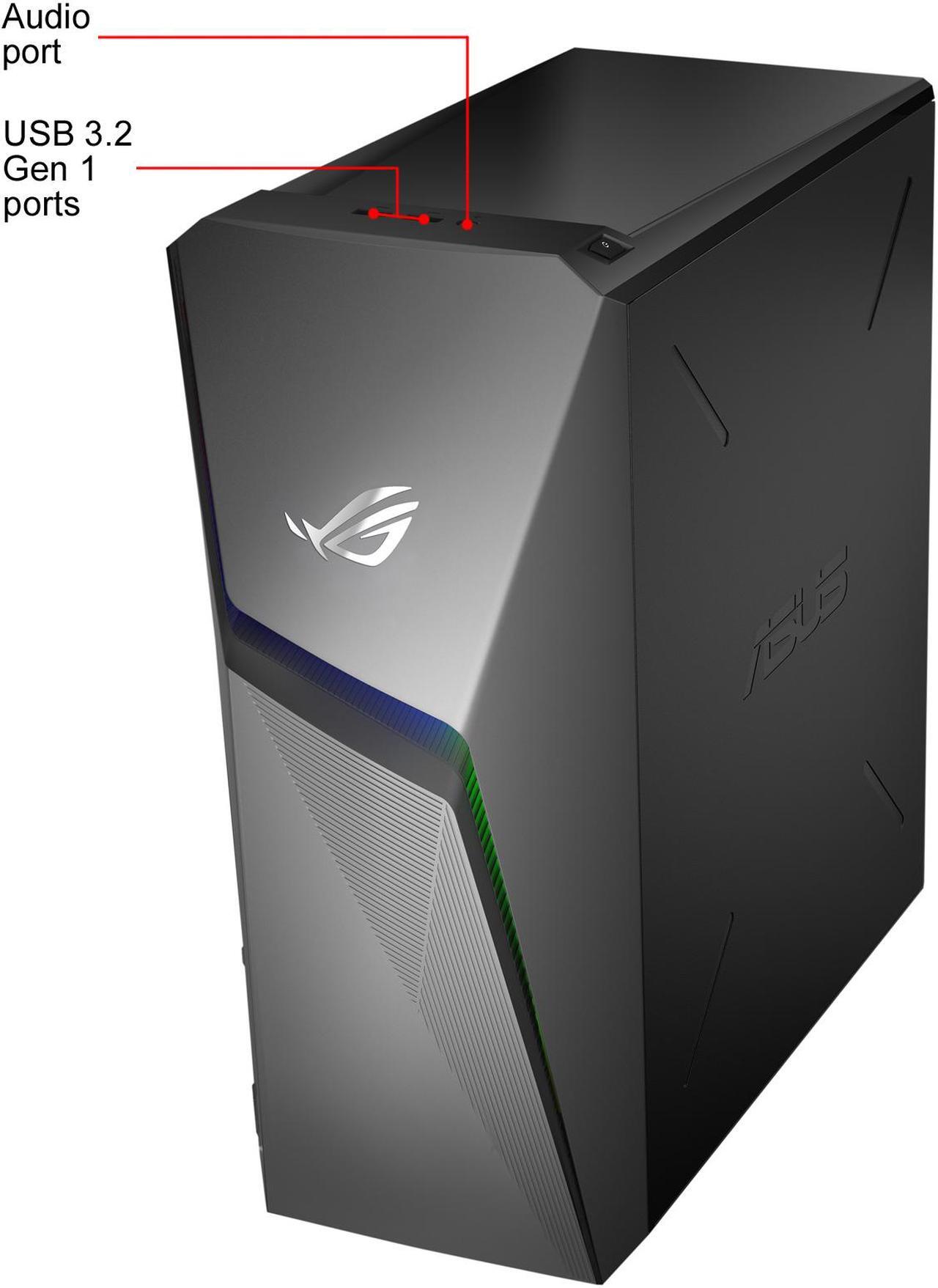 Alt view image 8 of 10 - ROG Strix GL10DH Gaming Desktop PC, AMD Ryzen 5 3400G, GeForce GTX 1650, 8 GB DDR4 RAM, 512 GB PCIe SSD, Wi-Fi 5, Windows 10 Home, GL10DH-PH552