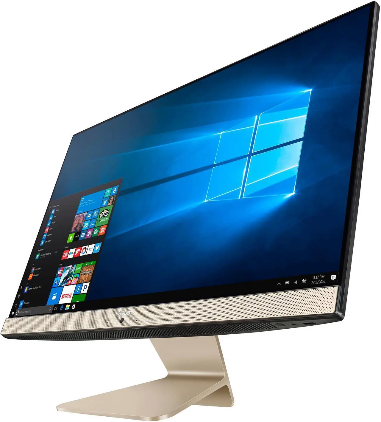 Alt view image 4 of 14 - ASUS AiO All-in-One Desktop PC, 23.8" FHD Anti-glare Display, AMD Ryzen 5 3500U Processor, 8 GB DDR4 RAM, 512 GB PCIe SSD, Windows 10 Home, Kensington Lock, Touchscreen - V241DA-DB501T