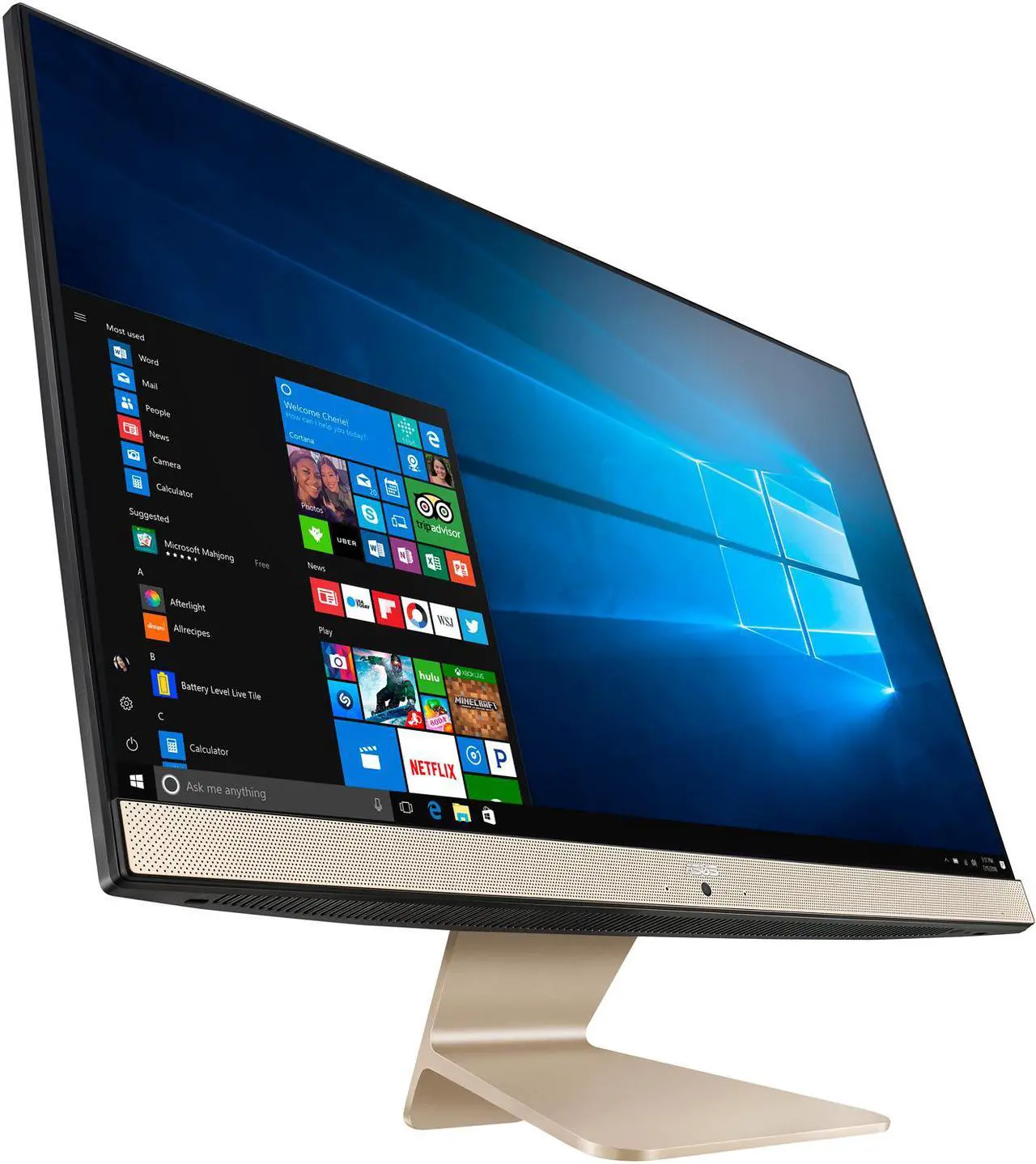 Alt view image 6 of 14 - ASUS AiO All-in-One Desktop PC, 23.8" FHD Anti-glare Display, AMD Ryzen 5 3500U Processor, 8 GB DDR4 RAM, 512 GB PCIe SSD, Windows 10 Home, Kensington Lock, Touchscreen - V241DA-DB501T