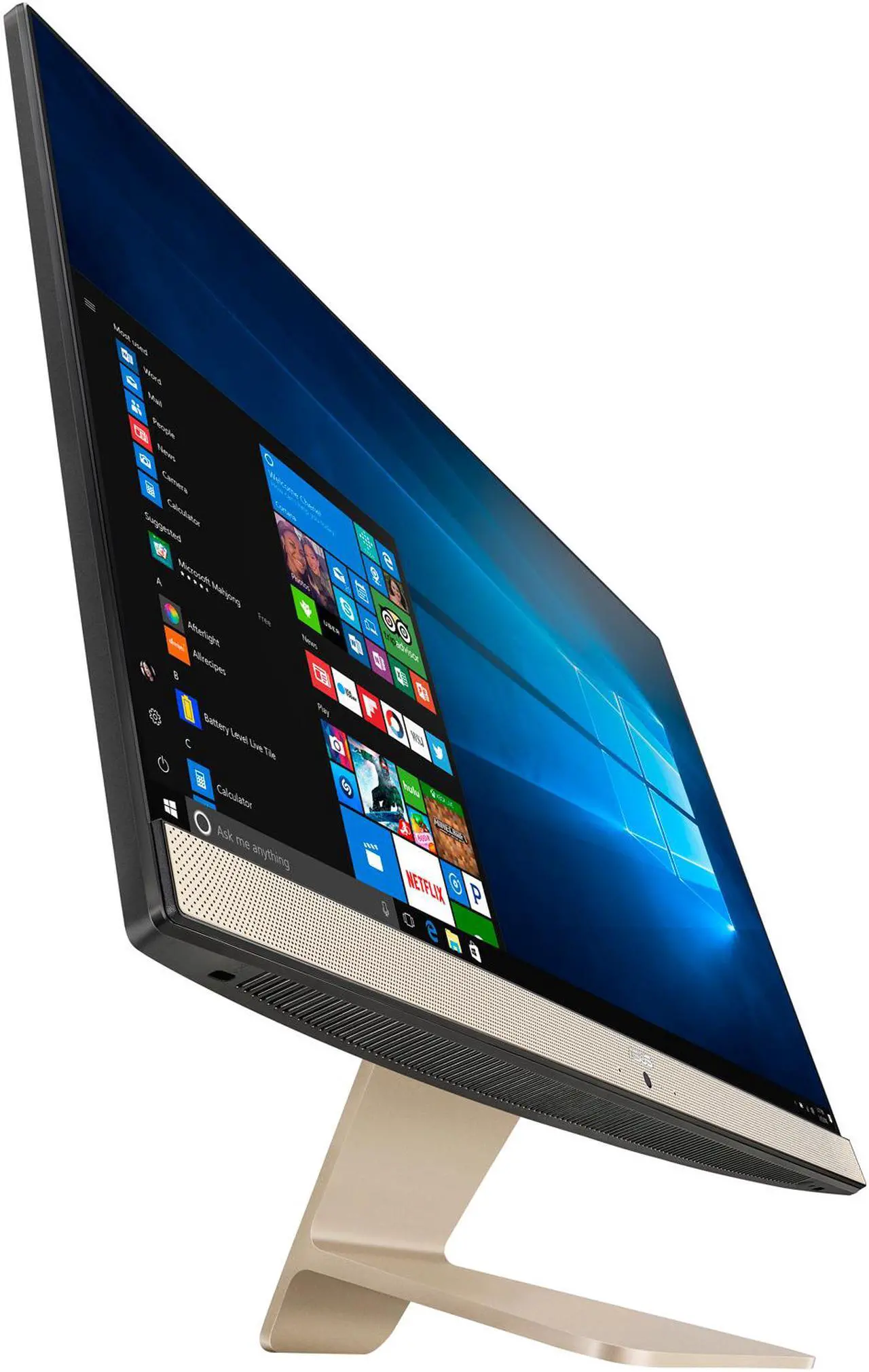 Alt view image 9 of 14 - ASUS AiO All-in-One Desktop PC, 23.8" FHD Anti-glare Display, AMD Ryzen 5 3500U Processor, 8 GB DDR4 RAM, 512 GB PCIe SSD, Windows 10 Home, Kensington Lock, Touchscreen - V241DA-DB501T