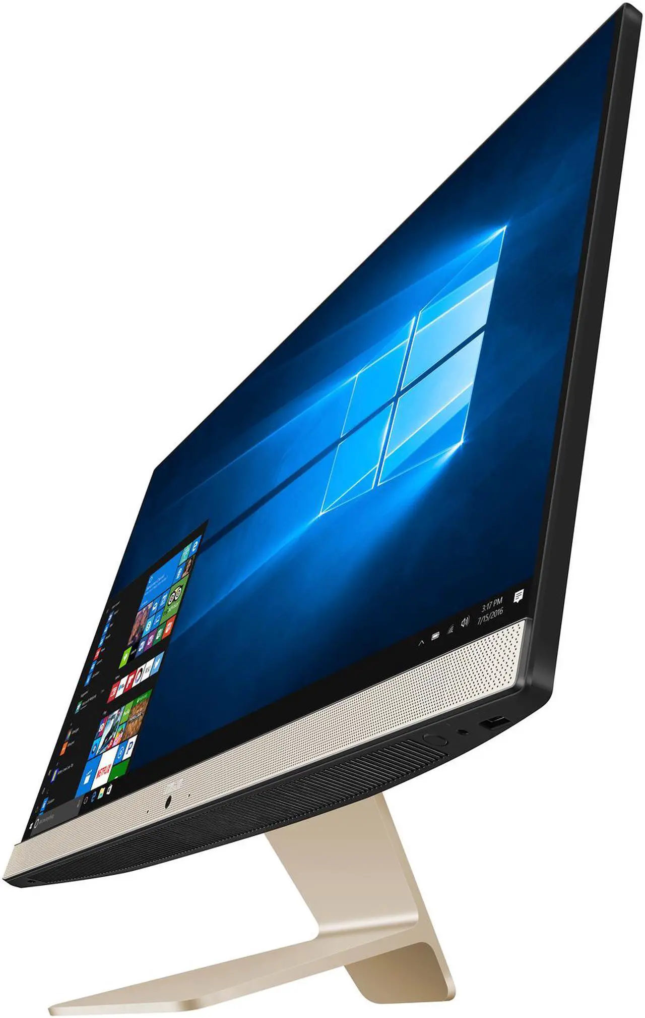 Alt view image 7 of 14 - ASUS AiO All-in-One Desktop PC, 23.8" FHD Anti-glare Display, AMD Ryzen 5 3500U Processor, 8 GB DDR4 RAM, 512 GB PCIe SSD, Windows 10 Home, Kensington Lock, Touchscreen - V241DA-DB501T