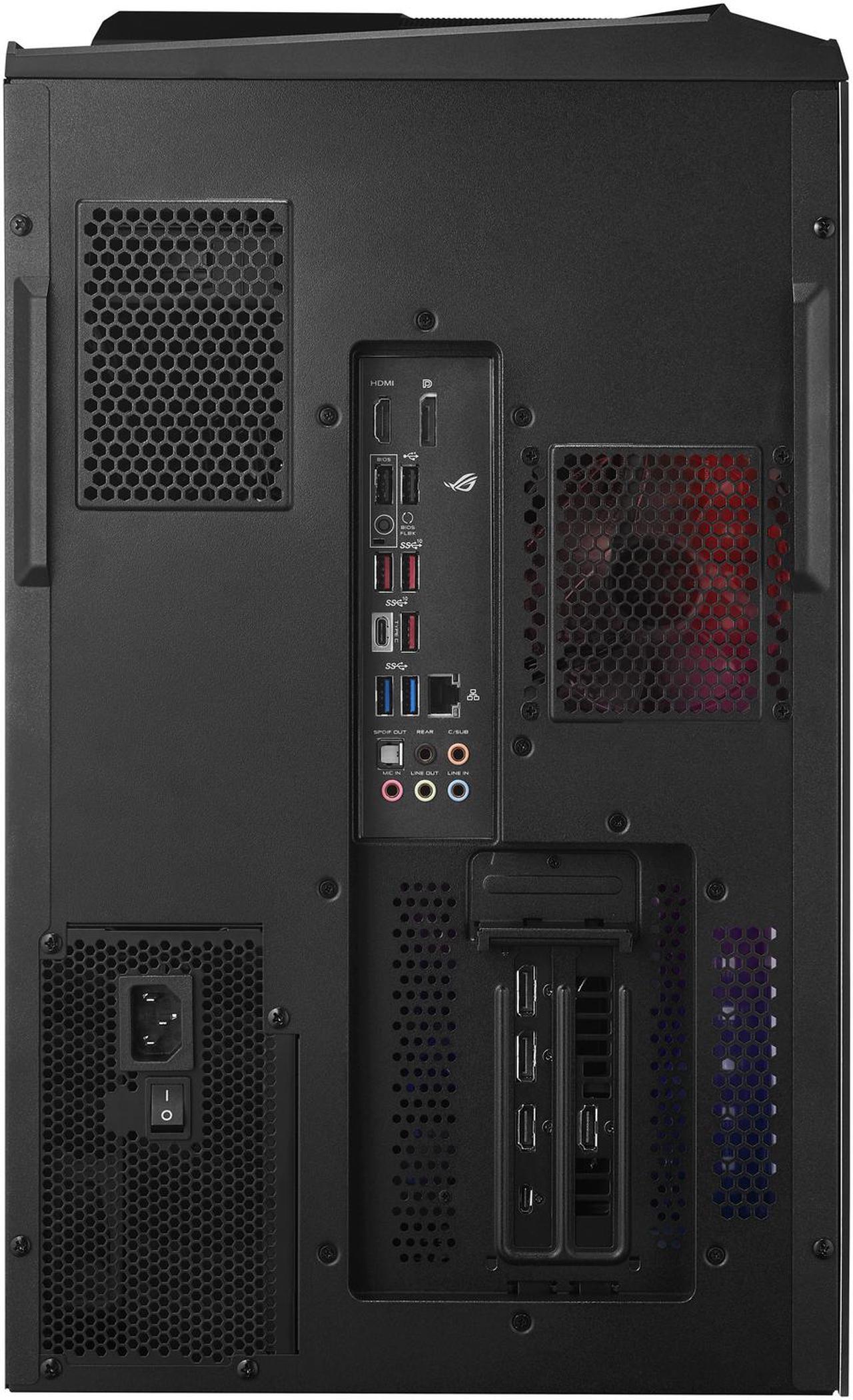 Alt view image 12 of 12 - ROG Strix G35CG Gaming Desktop PC, GeForce RTX 3080, Factory Overclocked Intel Core i9-11900KF, 32GB DDR4 RAM, 1TB PCIe SSD + 2TB HDD, Dual Hot-Swap SSD Bays, Windows 10 Pro, G35CG-XB988