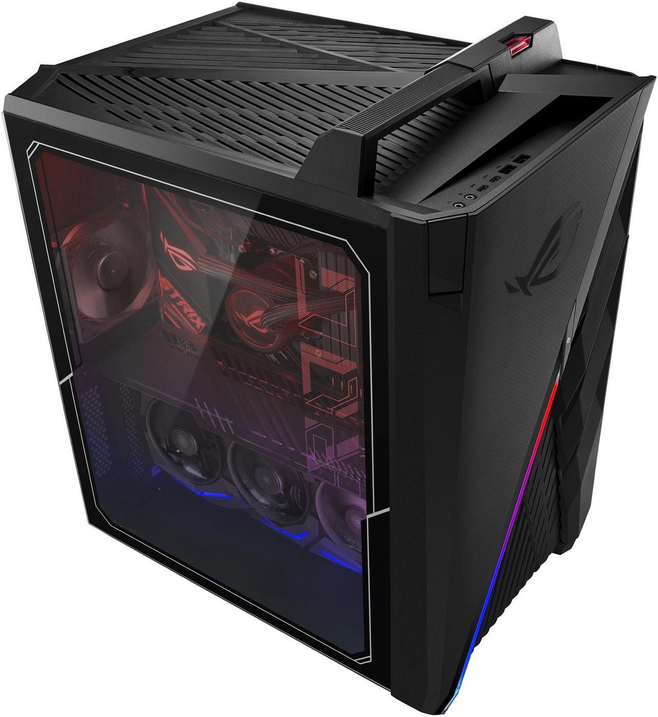 Alt view image 8 of 12 - ROG Strix G35CG Gaming Desktop PC, GeForce RTX 3080, Factory Overclocked Intel Core i9-11900KF, 32GB DDR4 RAM, 1TB PCIe SSD + 2TB HDD, Dual Hot-Swap SSD Bays, Windows 10 Pro, G35CG-XB988