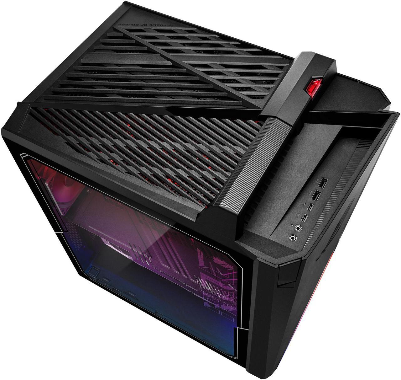 Alt view image 9 of 12 - ROG Strix G35CG Gaming Desktop PC, GeForce RTX 3080, Factory Overclocked Intel Core i9-11900KF, 32GB DDR4 RAM, 1TB PCIe SSD + 2TB HDD, Dual Hot-Swap SSD Bays, Windows 10 Pro, G35CG-XB988