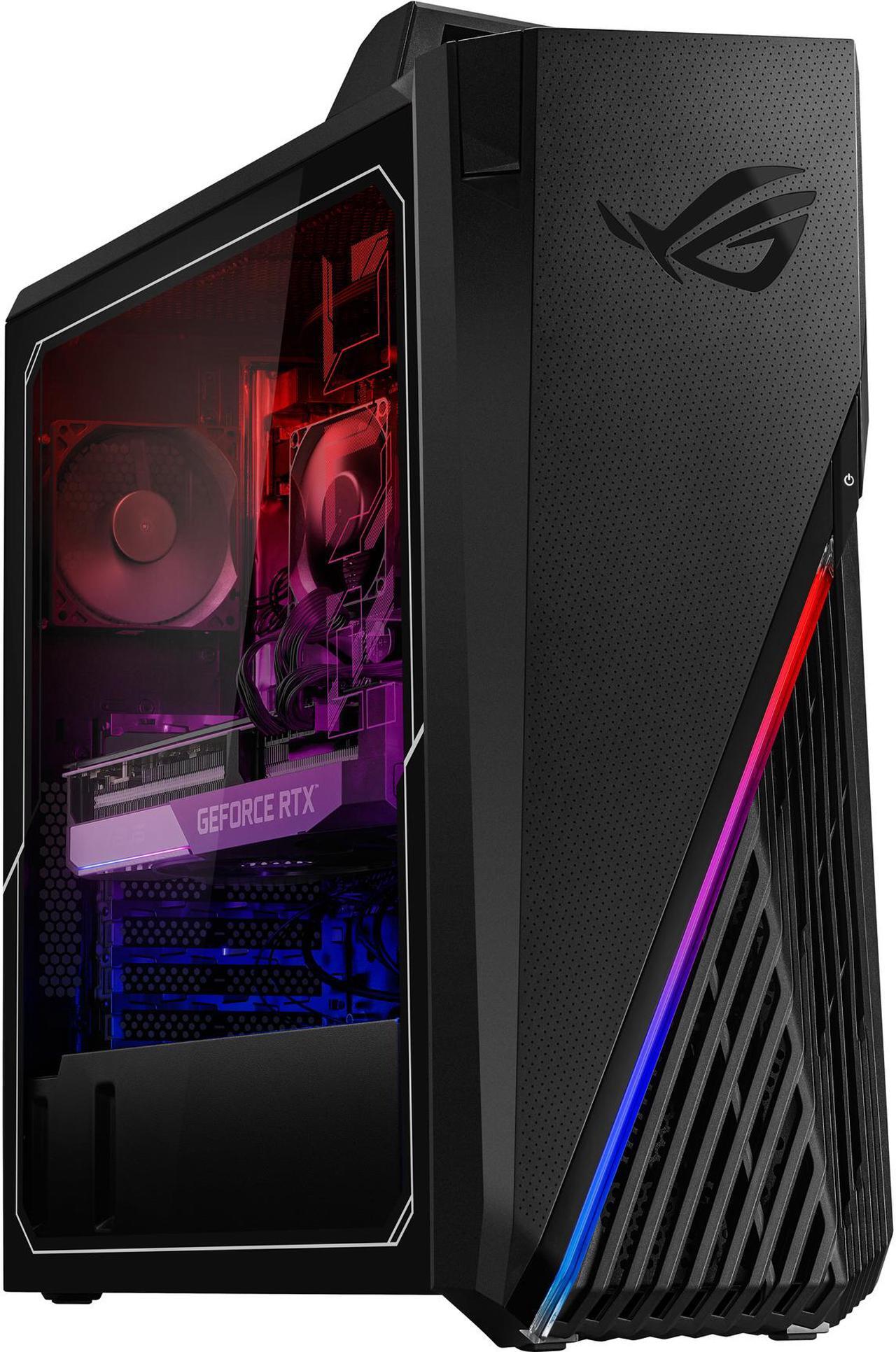 Main image of ASUS ROG Strix GA15DK Gaming Desktop PC, AMD Ryzen 7 3700X Processor, GeForce RTX 3070, 16GB DDR4 RAM, 512GB SSD + 1TB HDD, Wi-Fi 5, Windows 10 Home, GA15DK-DB776