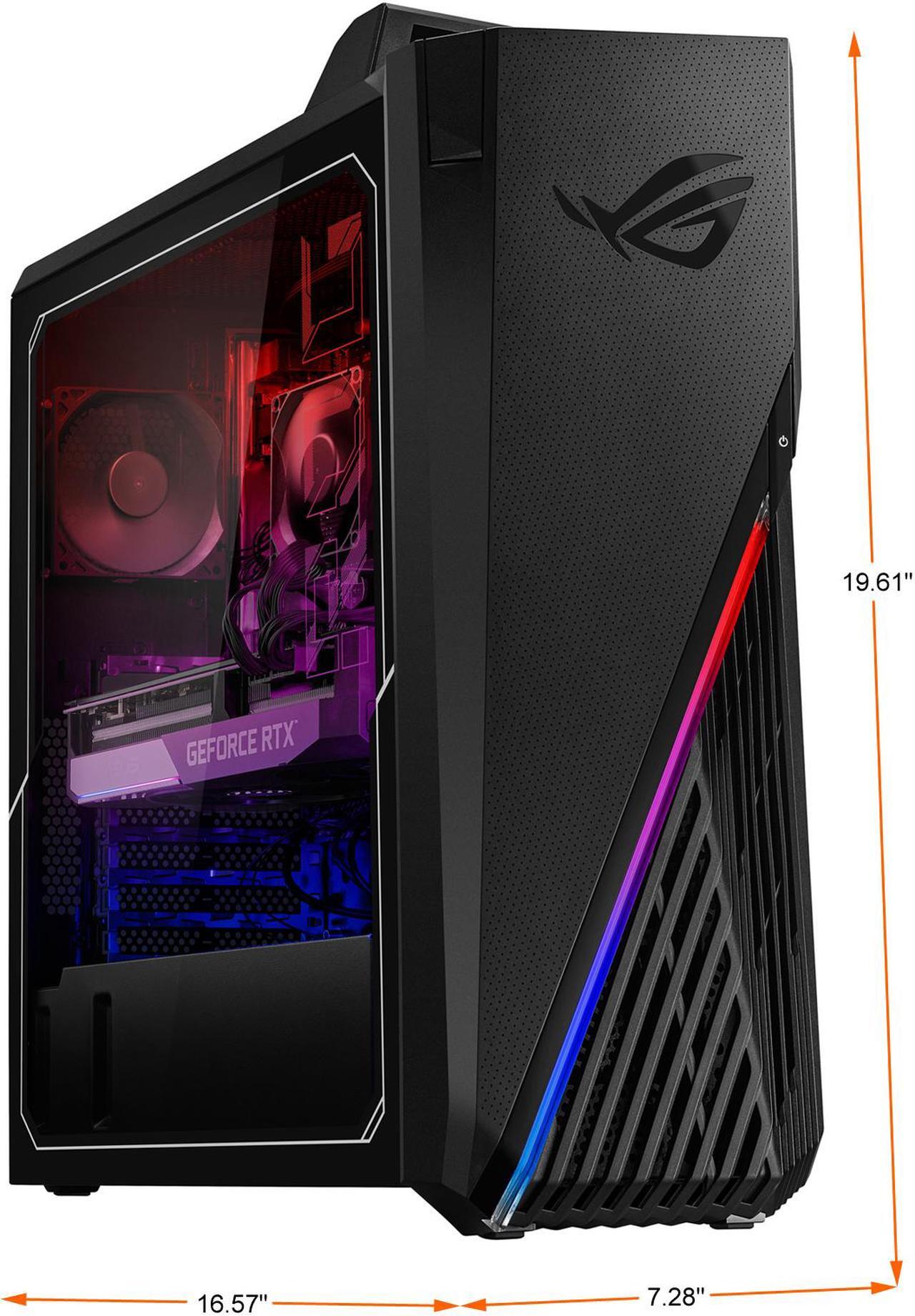 Alt view image 2 of 9 - ASUS ROG Strix GA15DK Gaming Desktop PC, AMD Ryzen 7 3700X Processor, GeForce RTX 3070, 16GB DDR4 RAM, 512GB SSD + 1TB HDD, Wi-Fi 5, Windows 10 Home, GA15DK-DB776