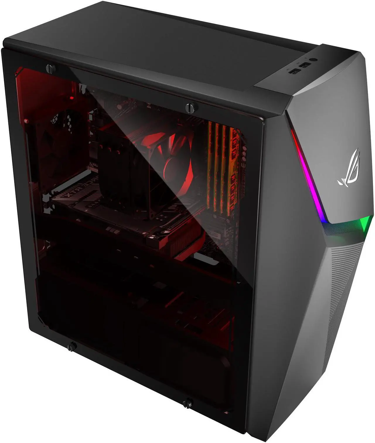 Alt view image 4 of 8 - ASUS ROG Strix G10 Gaming Desktop PC, AMD Ryzen 7 5800X Processor, GeForce RTX 3060, 16GB DDR4 RAM, 512GB PCIe SSD + 1TB HDD, Wi-Fi 5, Windows 10 Home, G10DK-NB766