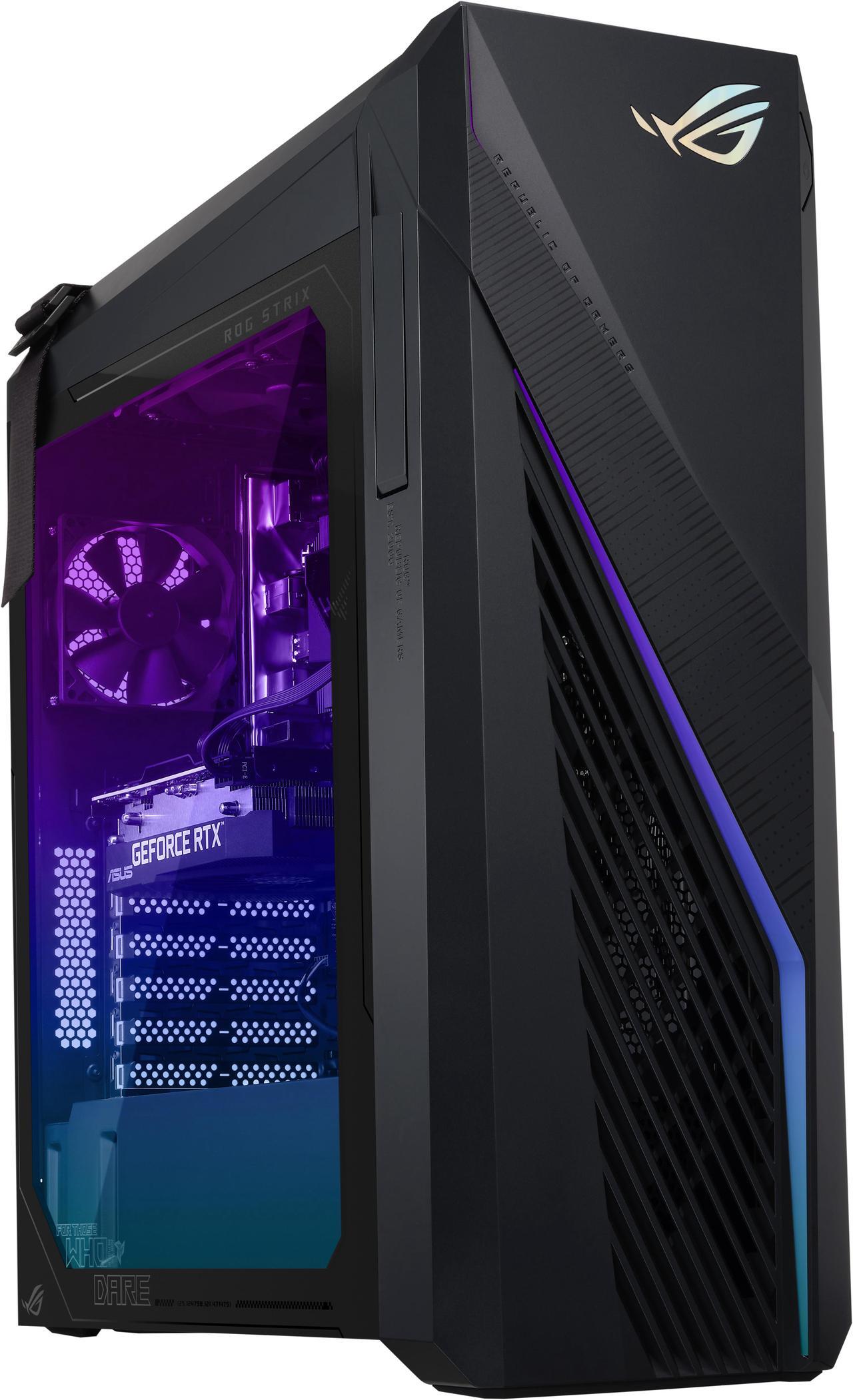 Main image of ASUS ROG G16CH (2024) Gaming Desktop PC, Intel Core i7-14700F, NVIDIA GeForce RTX 4060 DUAL, 1TB NVMe PCIe SSD, 16GB DDR5 RAM, Windows 11, G16CHR-DS764