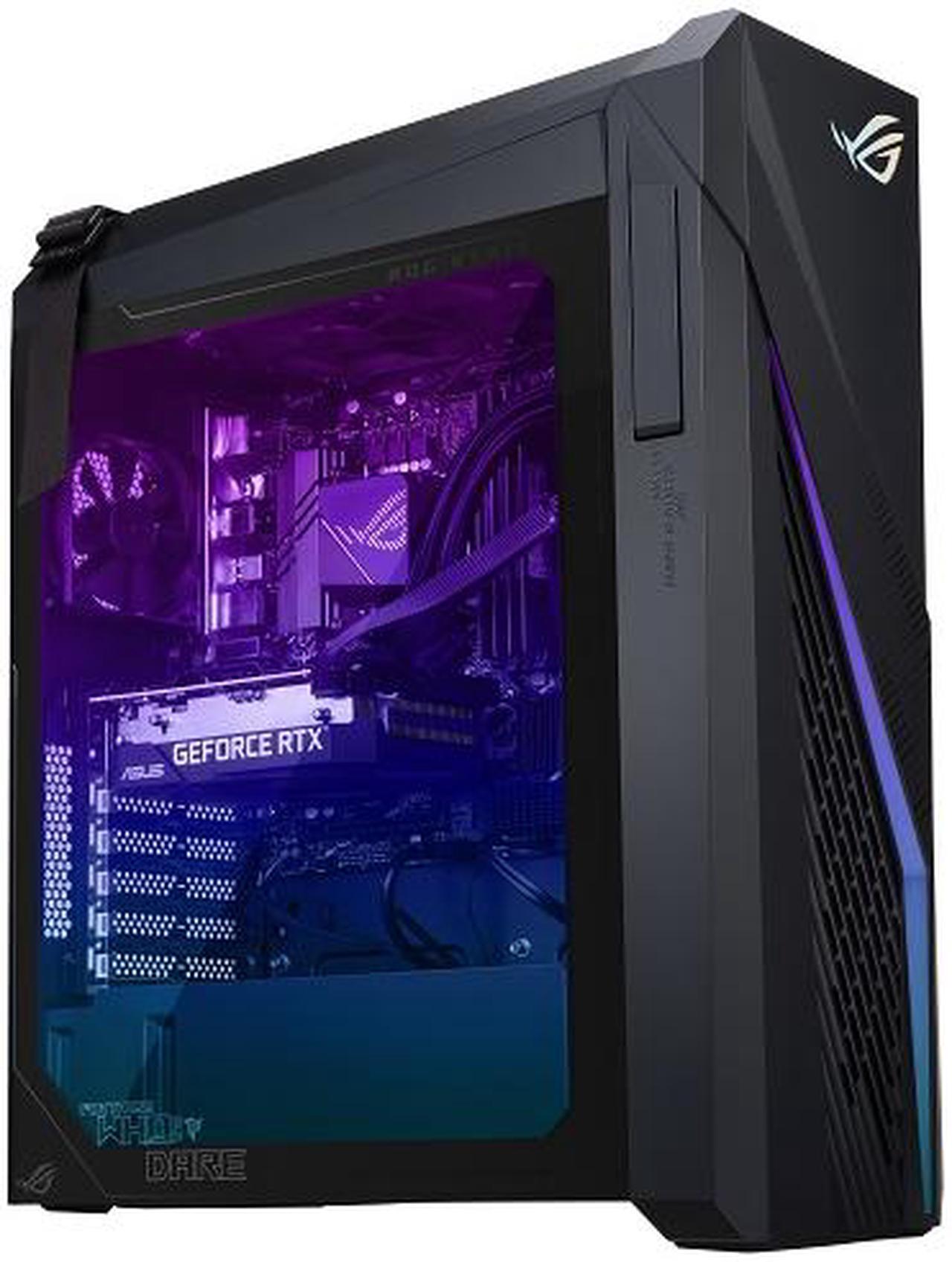 Alt view image 2 of 9 - ASUS ROG G16CH (2024) Gaming Desktop PC, Intel Core i7-14700F, NVIDIA GeForce RTX 4060 DUAL, 1TB NVMe PCIe SSD, 16GB DDR5 RAM, Windows 11, G16CHR-DS764