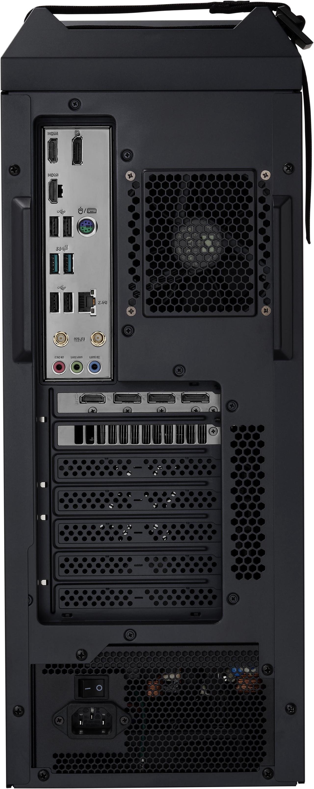 Alt view image 8 of 9 - ASUS ROG G16CH (2024) Gaming Desktop PC, Intel Core i7-14700F, NVIDIA GeForce RTX 4060 DUAL, 1TB NVMe PCIe SSD, 16GB DDR5 RAM, Windows 11, G16CHR-DS764