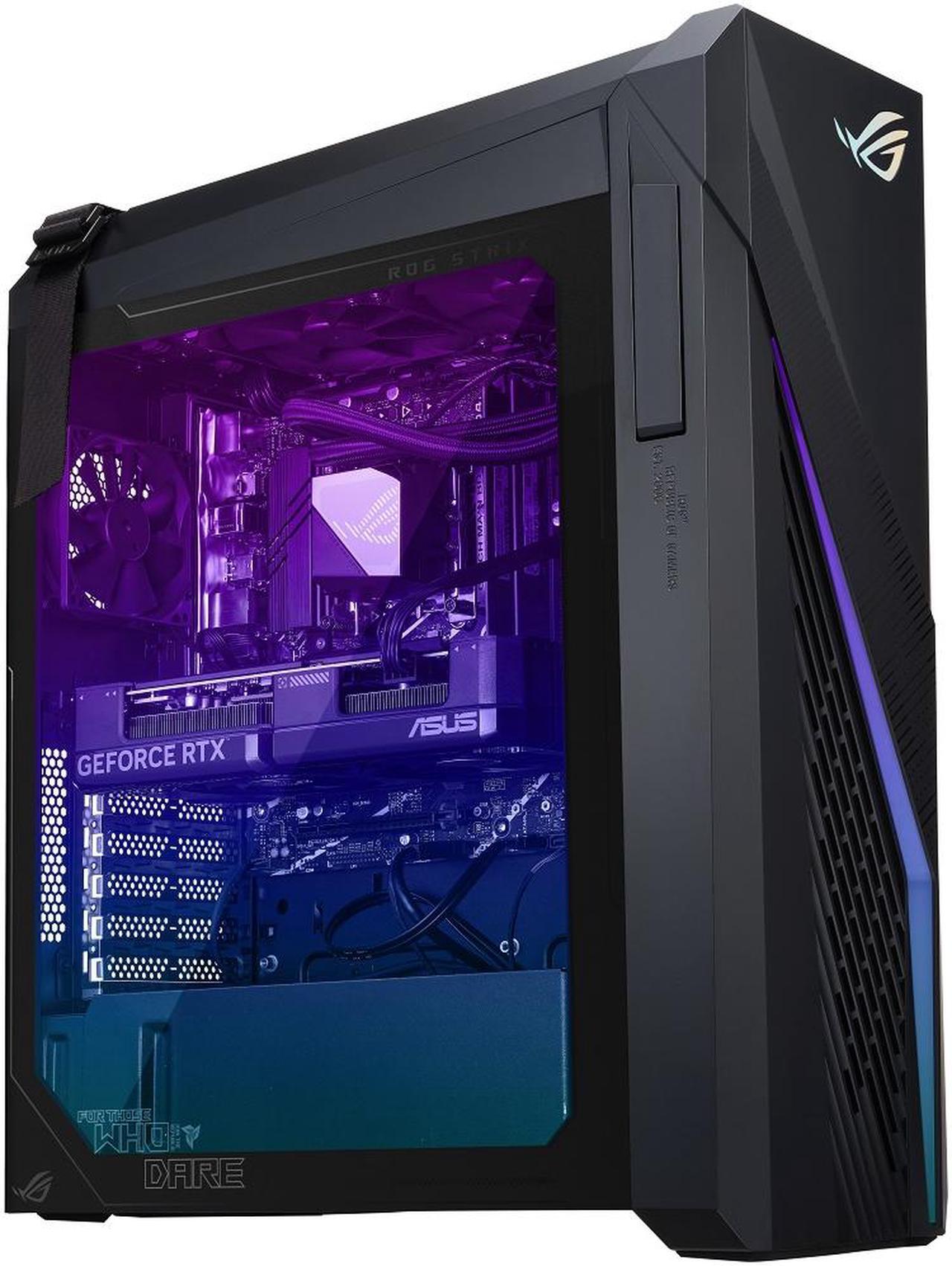 Alt view image 2 of 6 - ASUS ROG Gaming Desktop PC Intel Core i7-14700F GeForce RTX 4070 16GB DDR5 1 TB SSD Windows 11 Pro - G16CHR-XS774