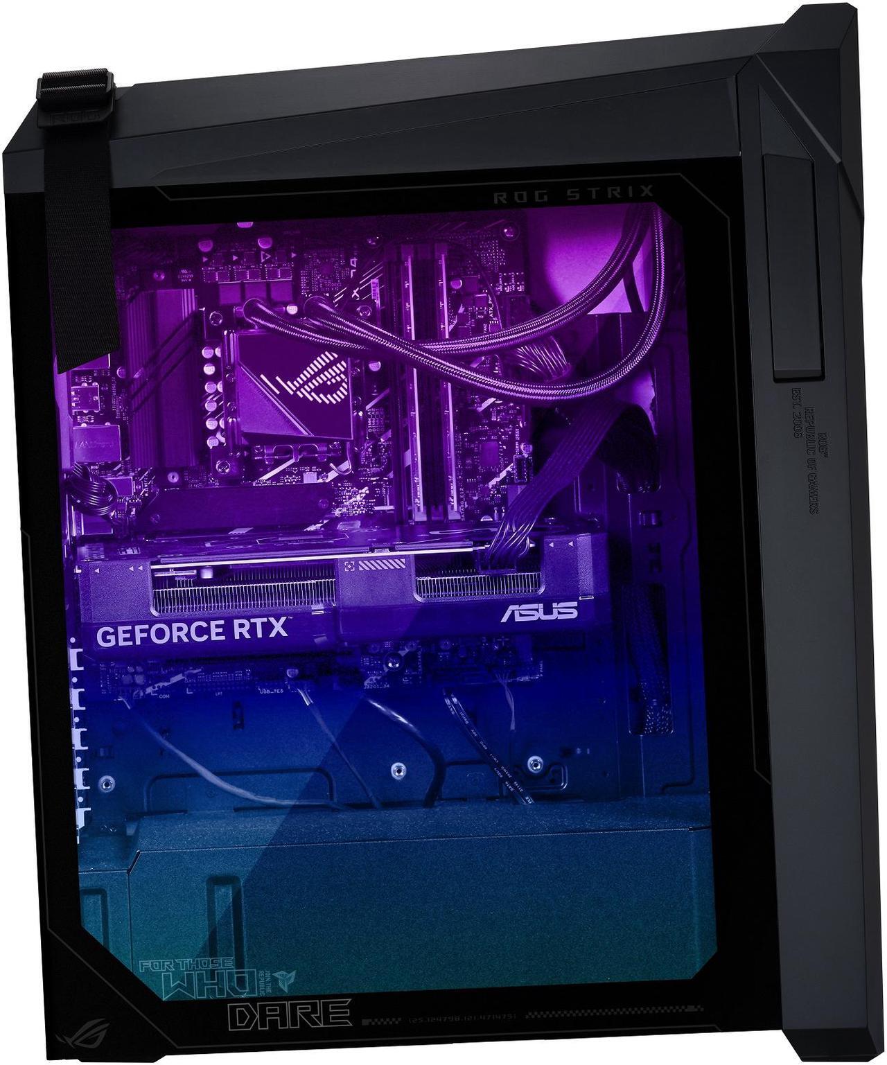 Alt view image 3 of 6 - ASUS ROG Gaming Desktop PC Intel Core i7-14700F GeForce RTX 4070 16GB DDR5 1 TB SSD Windows 11 Pro - G16CHR-XS774