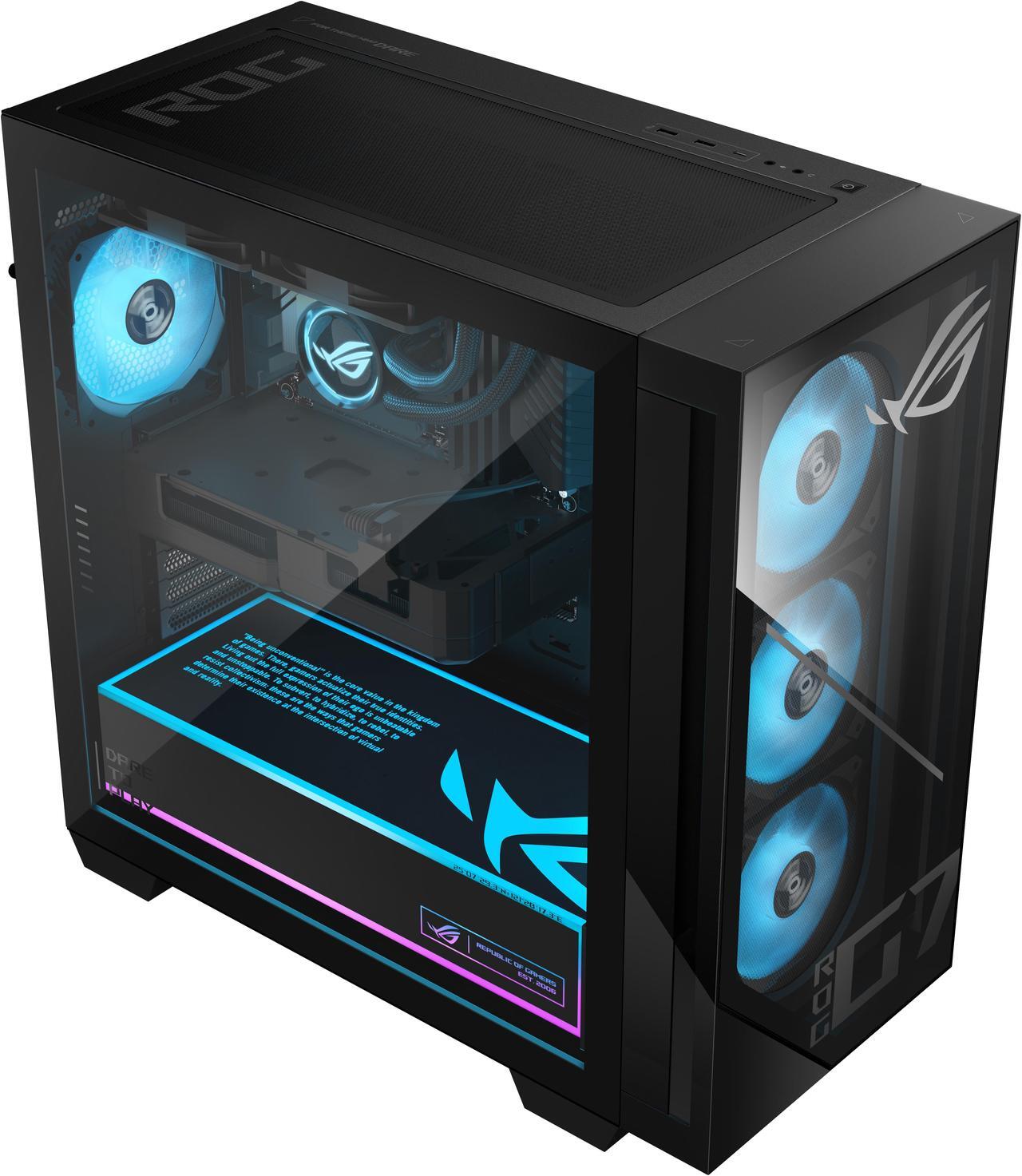 Alt view image 3 of 13 - ASUS ROG G700TF (2025) Gaming Desktop PC, Intel® Core™ Ultra 9 285K Processor, ASUS PRIME GeForce RTX™ 5080, 2TB M.2 NVMe™ PCIe® 4 SSD, 32GB DDR5 RAM, Windows 11 Pro, G700TF-XS987