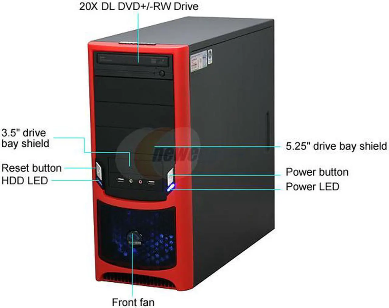 Alt view image 4 of 18 - iBUYPOWER Desktop PC Gamer Power 504 5000+ 4GB DDR2 320GB HDD NVIDIA GeForce 9500 GT Windows Vista Home Premium 64-bit