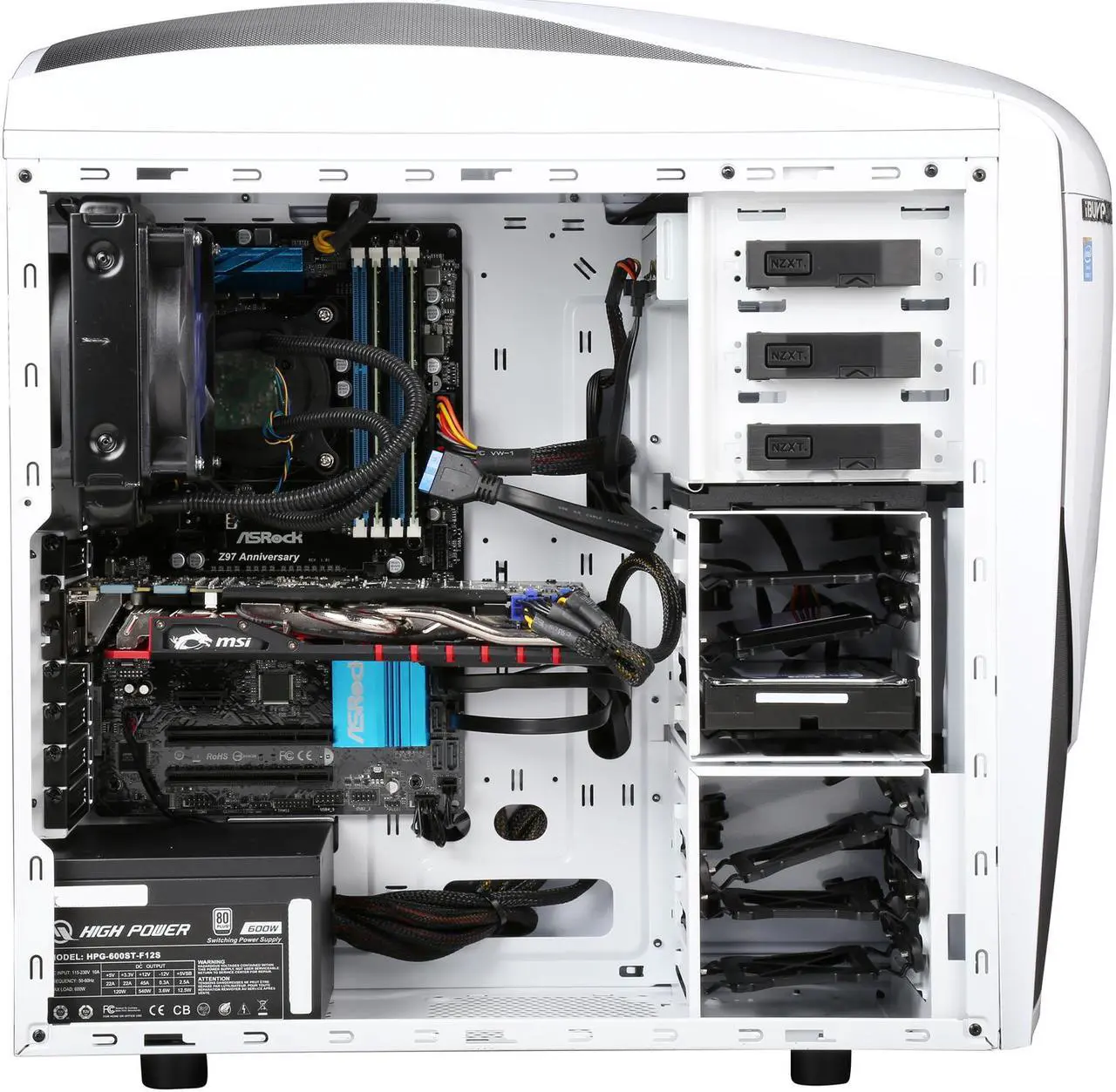 Alt view image 8 of 10 - iBUYPOWER Desktop PC Phantom Series NE783K Intel Core i7 4790K (4.0GHz) 16GB DDR3 1TB HDD 120GB SSD NVIDIA GeForce GTX 970 Windows 8.1 64-Bit