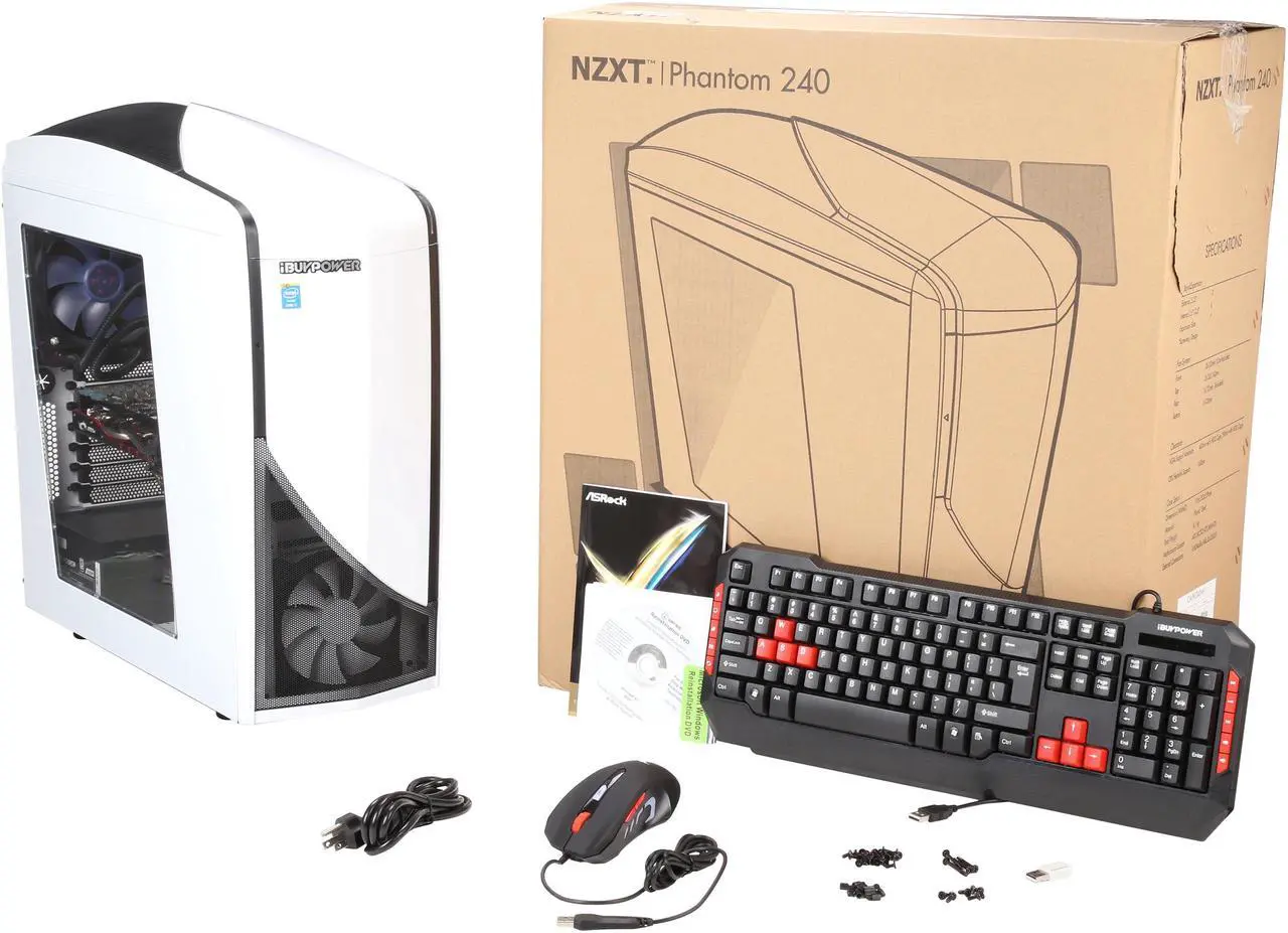Alt view image 11 of 10 - iBUYPOWER Desktop PC Phantom Series NE783K Intel Core i7 4790K (4.0GHz) 16GB DDR3 1TB HDD 120GB SSD NVIDIA GeForce GTX 970 Windows 8.1 64-Bit