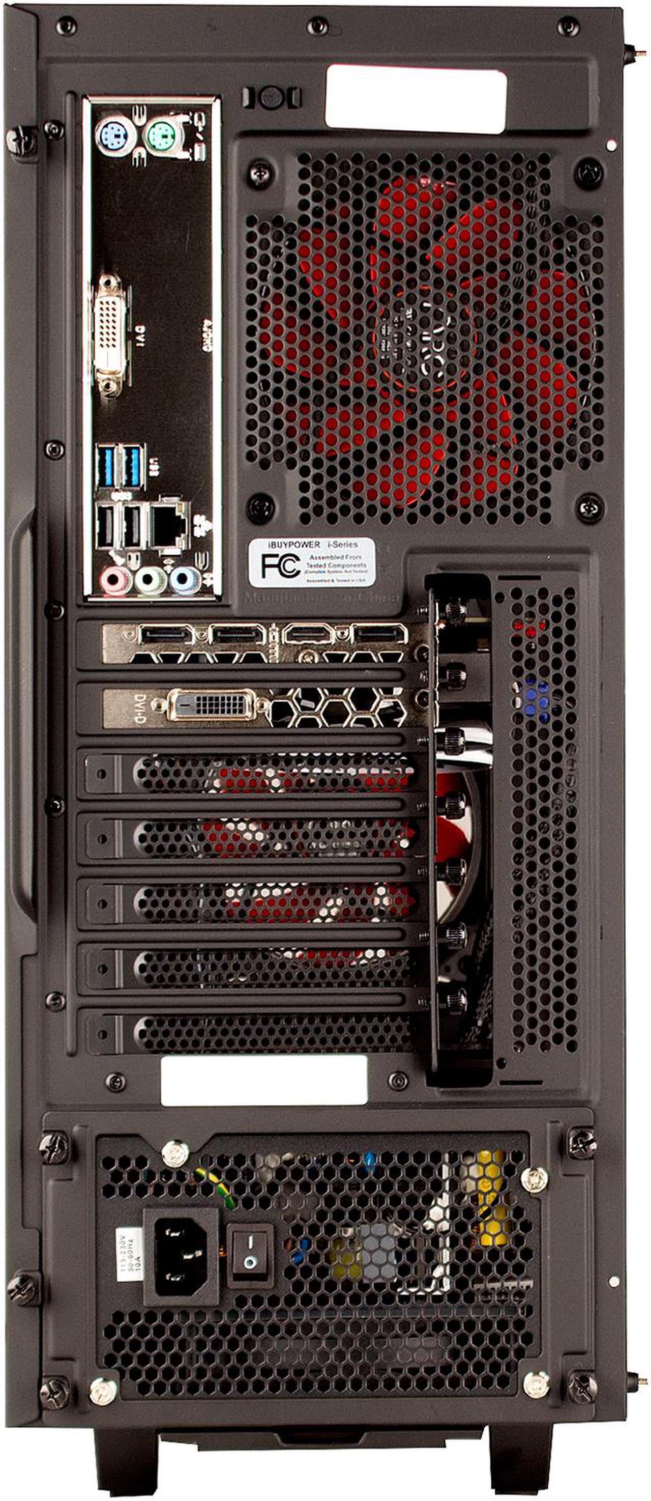 Alt view image 9 of 10 - iBUYPOWER Desktop PC NE4104Ei Intel Core i7-7700K 8GB DDR4 1TB HDD 120GB SSD GeForce GTX 1070 Windows 10 Home 64-Bit