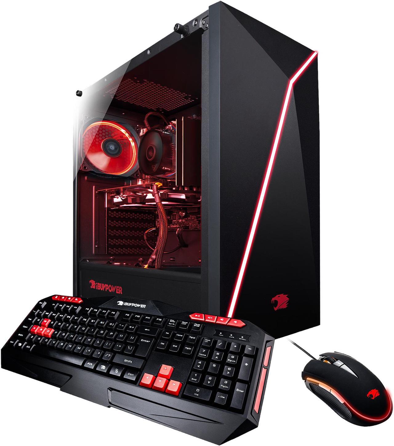 iBUYPOWER Gaming Desktop Slate 055A AMD Ryzen 7 2700X 16GB DDR4 1TB HDD 240 GB SSD GeForce RTX 2070 Windows 10 Home 64-bit