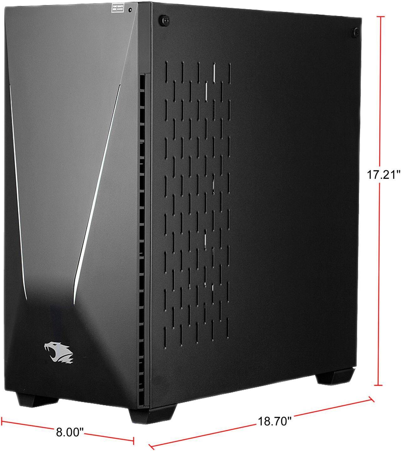 Alt view image 3 of 5 - iBUYPOWER Gaming Desktop Trace 065i Intel Core i5-9400F 16GB DDR4 1TB HDD 240GB SSD GeForce RTX 2060 Windows 10 Home 64-bit