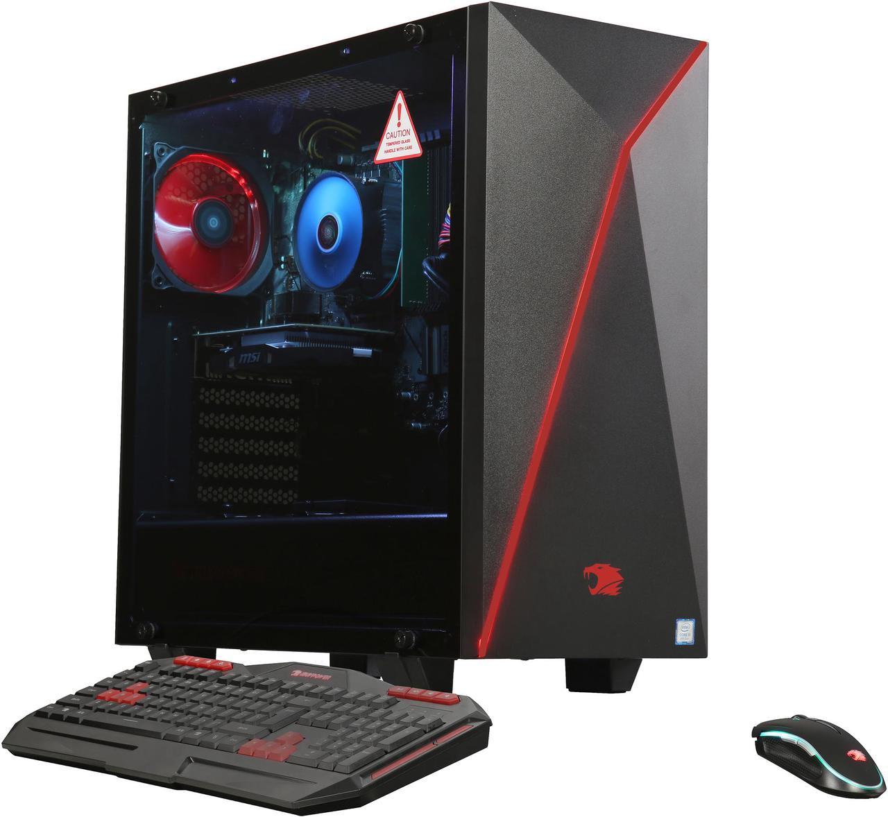 iBUYPOWER Gaming Desktop Slate 040i Intel Core i5-8400 8GB DDR4 240 GB SSD GeForce GTX 1050 Ti Windows 10 Home 64-bit