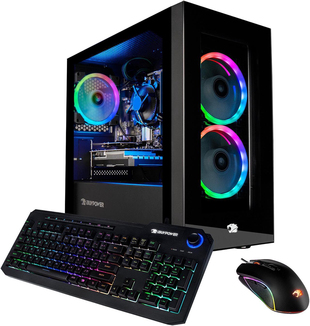 iBUYPOWER Gaming Desktop EM3GX50i Intel Core i3-10100 8GB DDR4 240 GB SSD GeForce GTX 1650 SUPER Windows 10 Home 64-bit