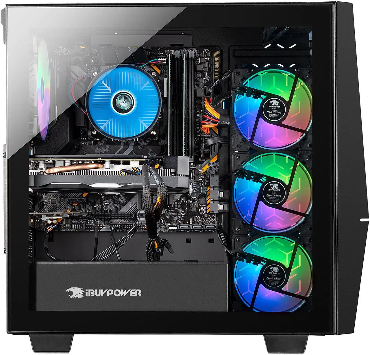 Alt view image 6 of 8 - iBUYPOWER Slate 4 161i - Intel Core i7-10700F - GeForce GTX 1660 - 16 GB DDR4 - 2 TB HDD - 240 GB SSD - Windows 10 Home - Gaming Desktop